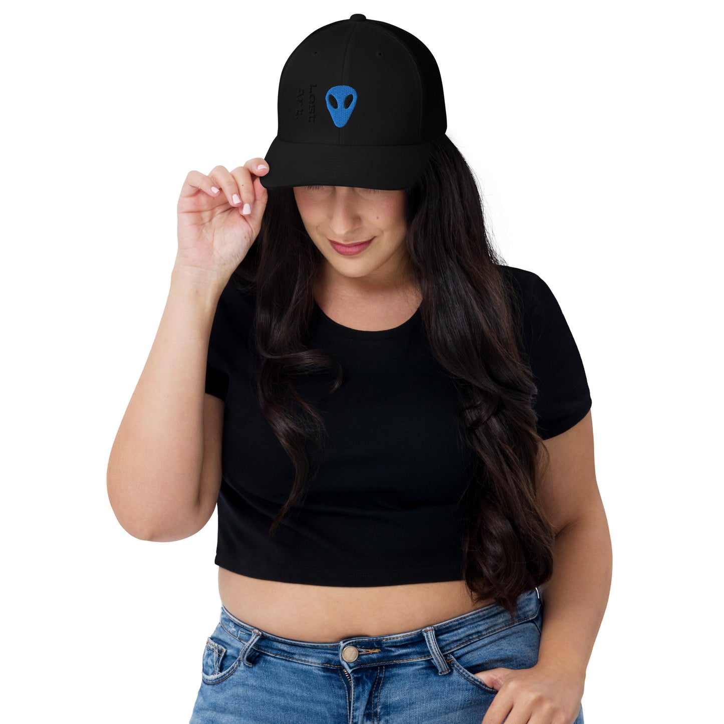 Lost Art Blue Alien Trucker Cap