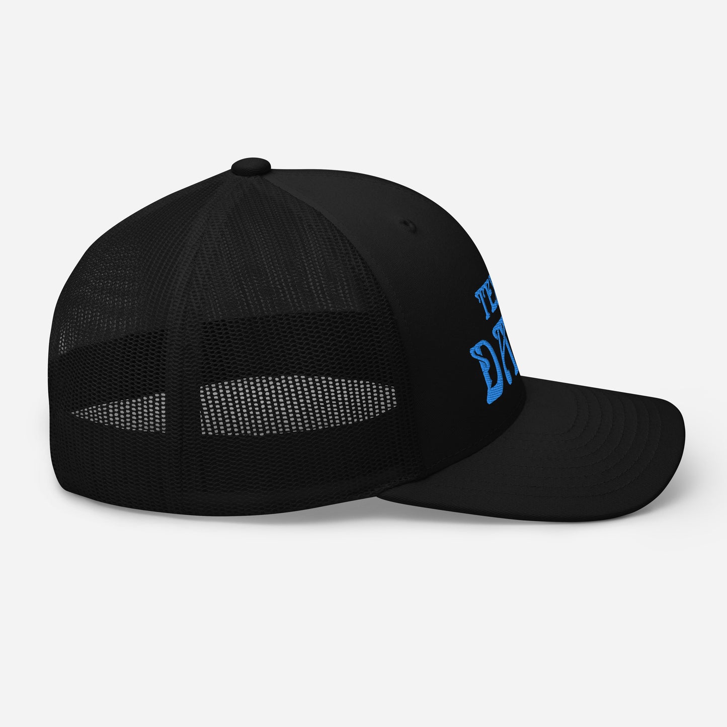 Blue Texas Dawg Funny Trucker Cap