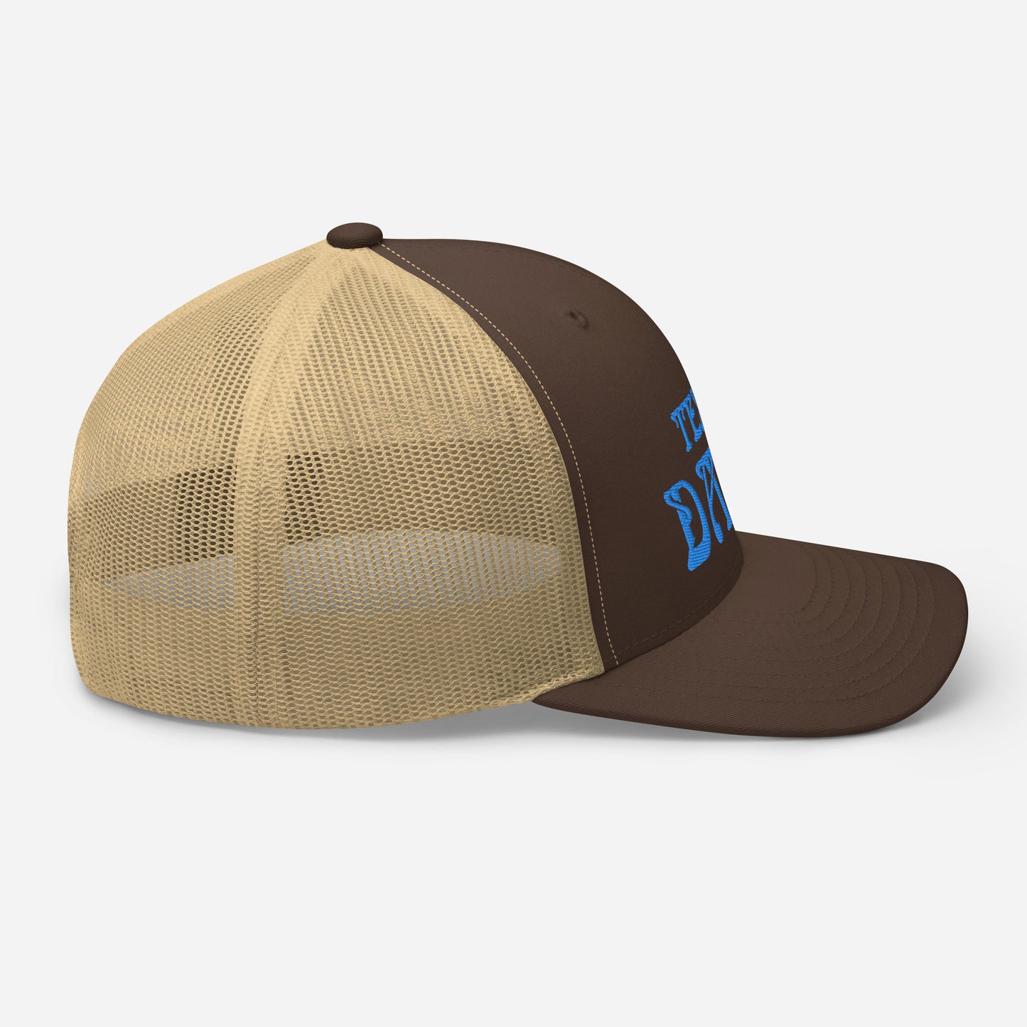 Blue Texas Dawg Funny Trucker Cap