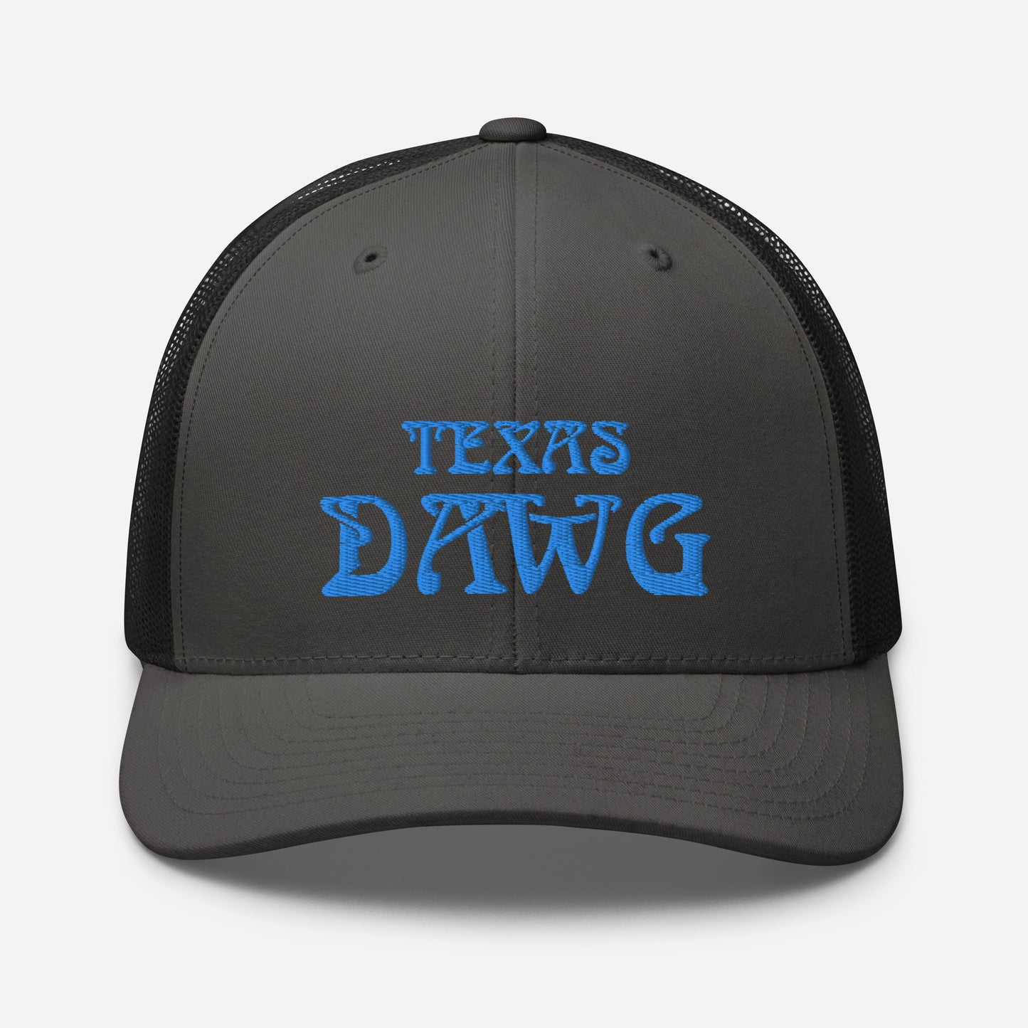 Blue Texas Dawg Funny Trucker Cap