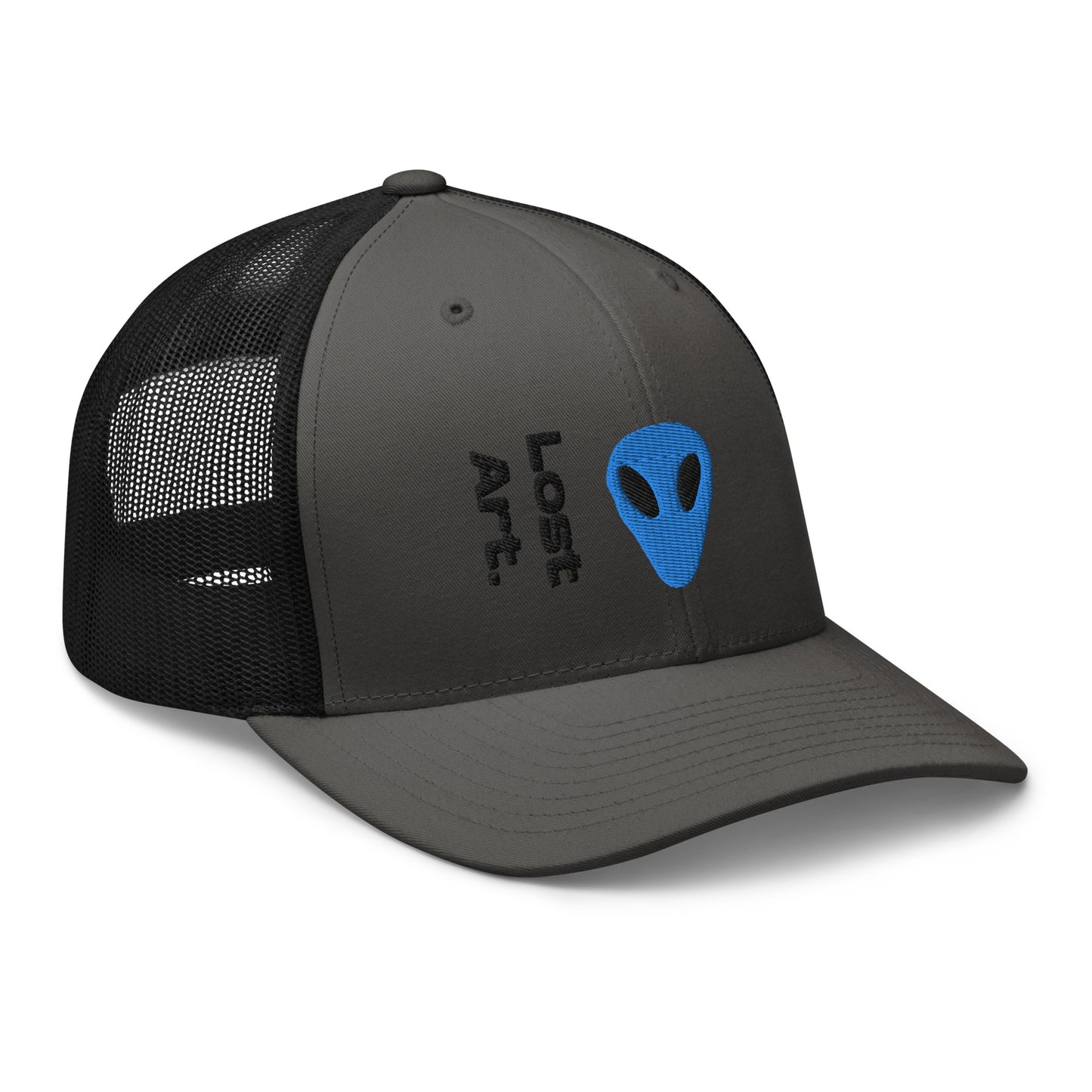 Lost Art Blue Alien Trucker Cap