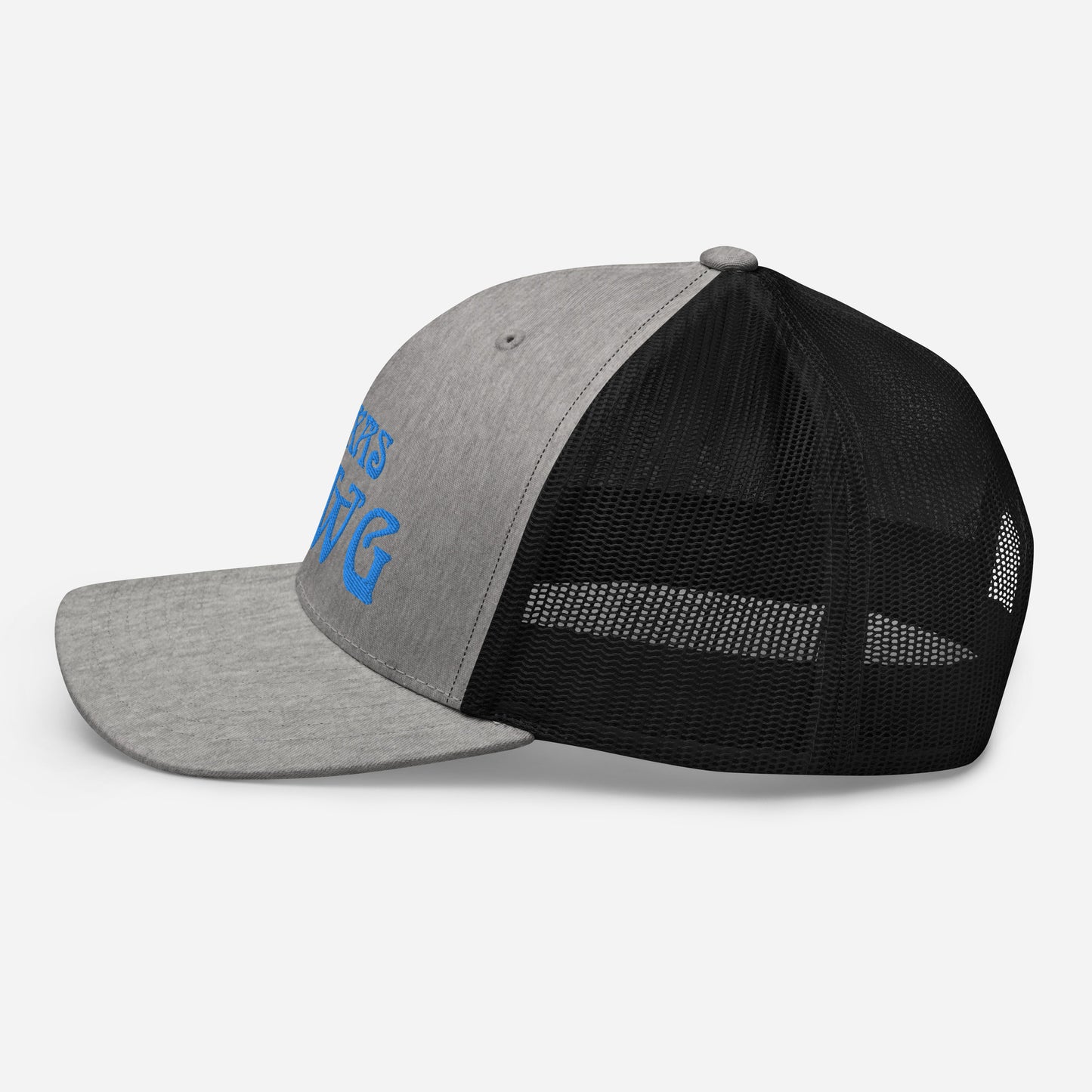 Blue Texas Dawg Funny Trucker Cap