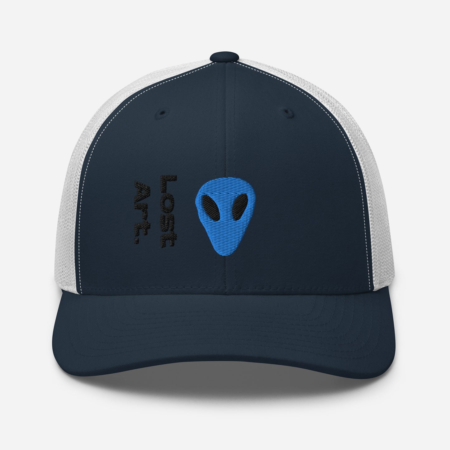 Lost Art Blue Alien Trucker Cap
