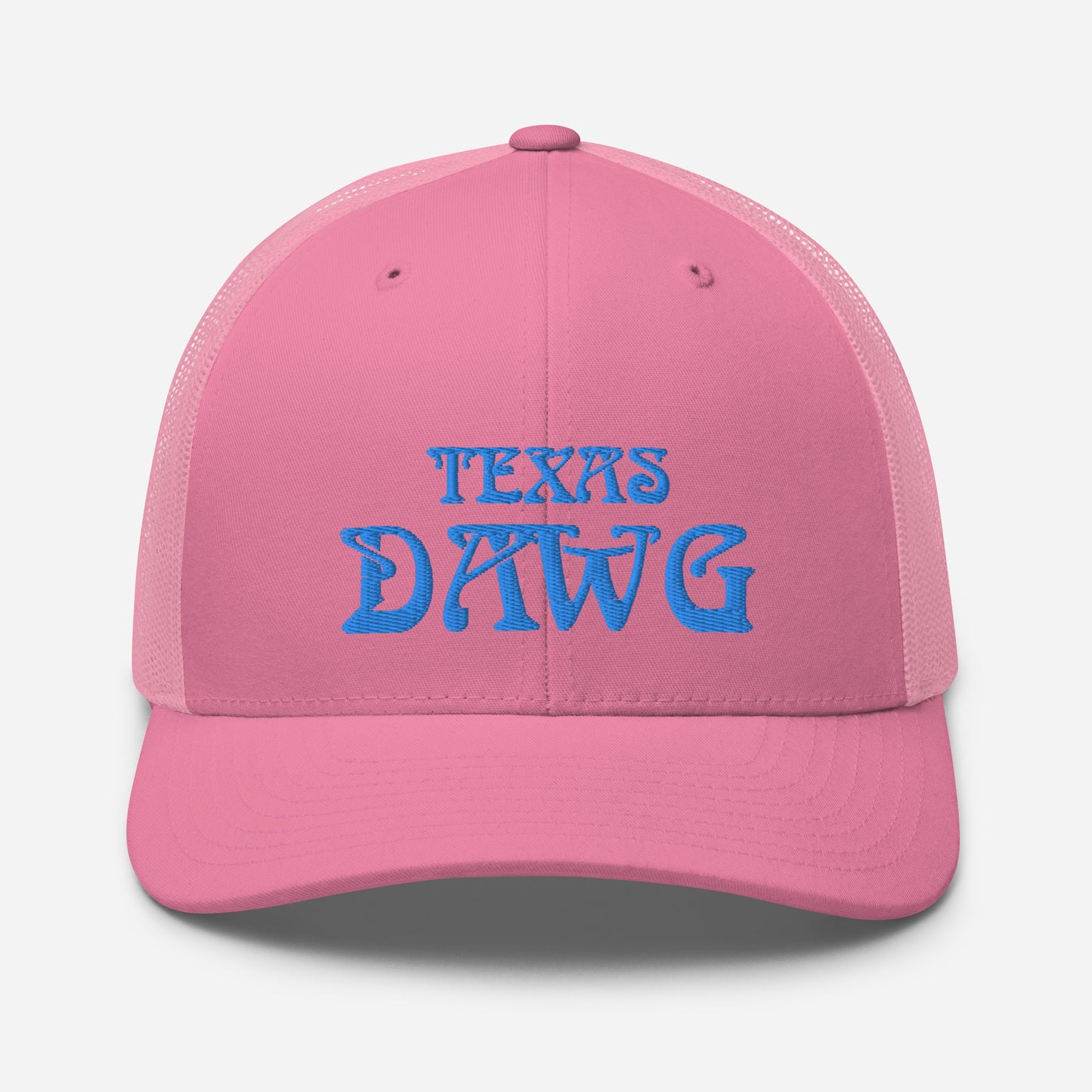 Blue Texas Dawg Funny Trucker Cap