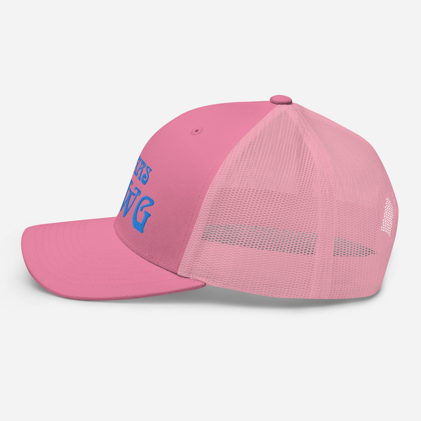 Blue Texas Dawg Funny Trucker Cap