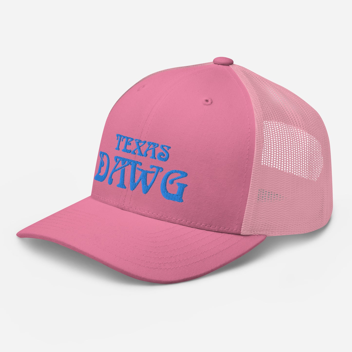 Blue Texas Dawg Funny Trucker Cap