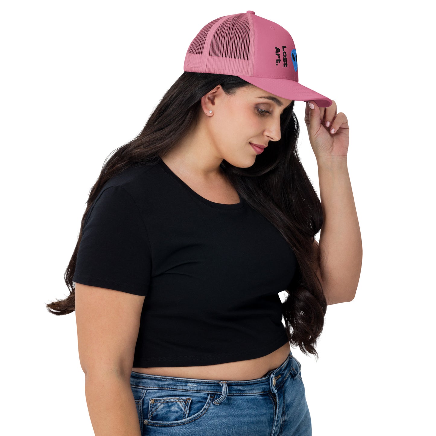 Lost Art Blue Alien Trucker Cap