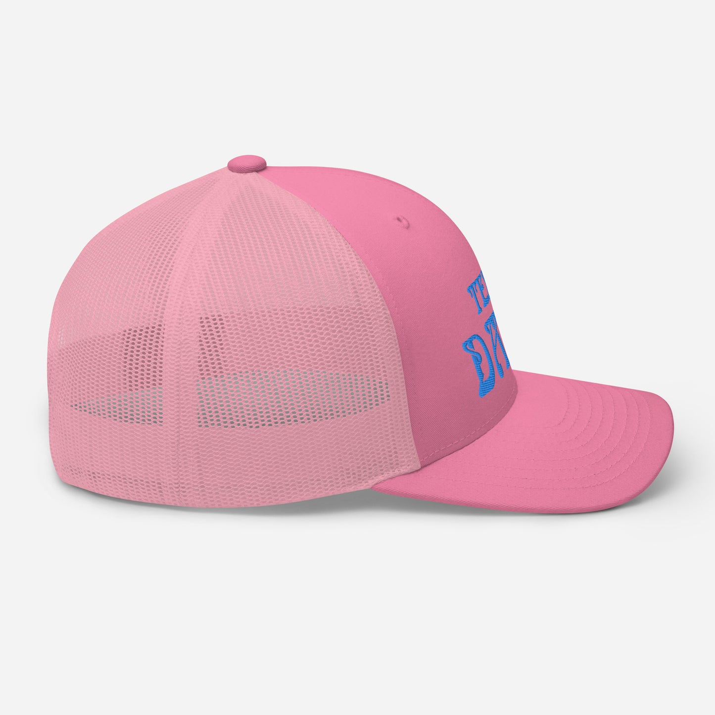 Blue Texas Dawg Funny Trucker Cap