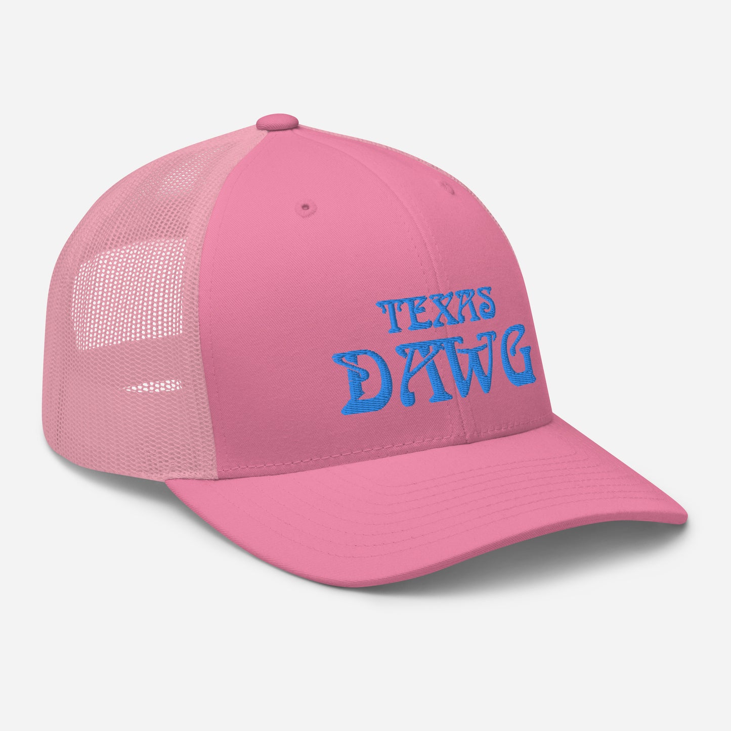 Blue Texas Dawg Funny Trucker Cap