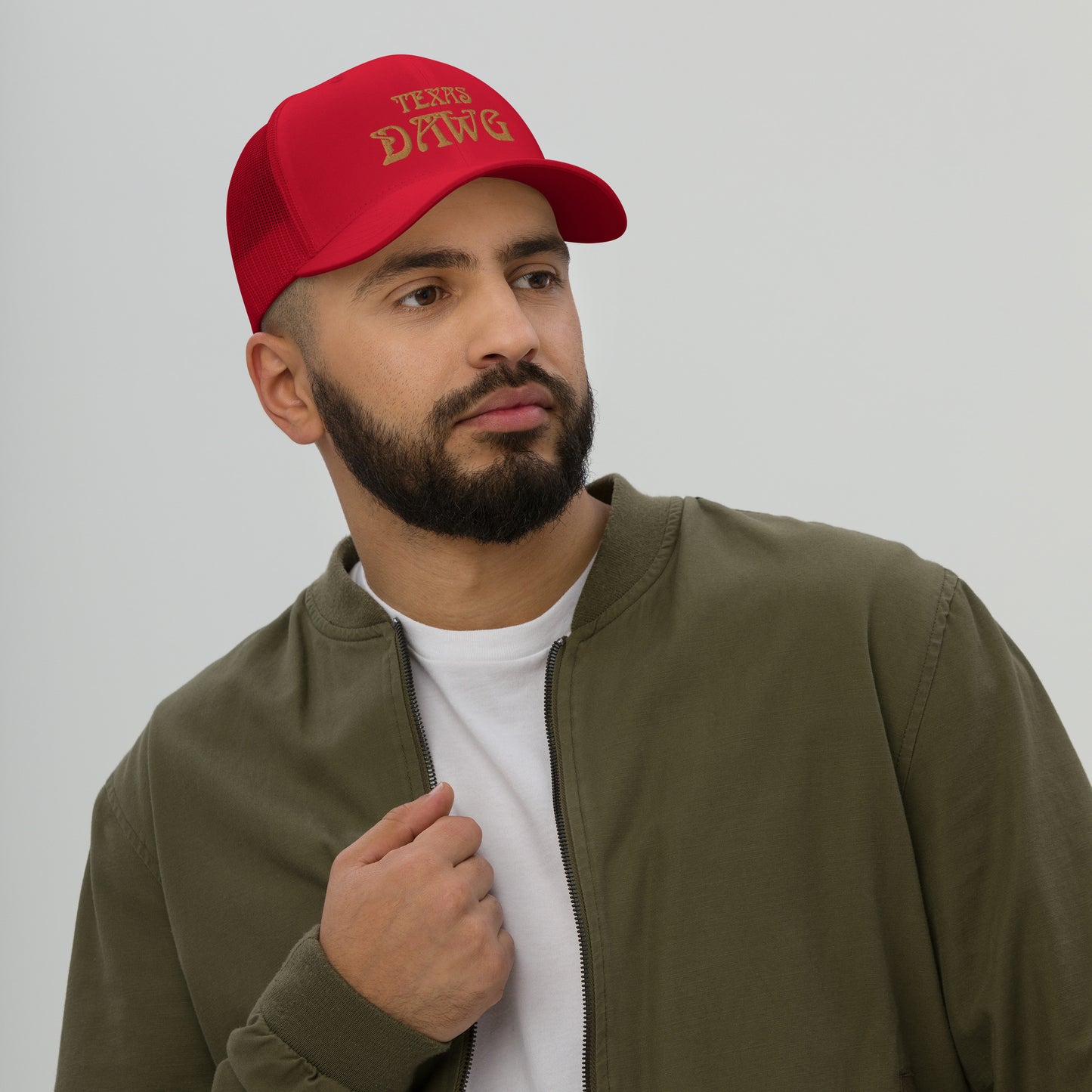 Texas Dawg Funny Trucker Cap