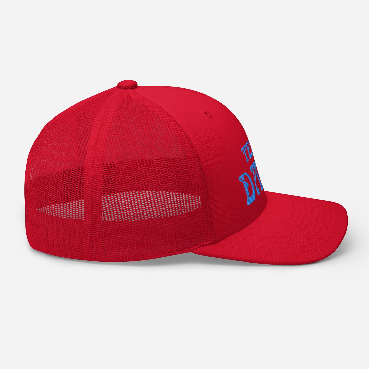 Blue Texas Dawg Funny Trucker Cap