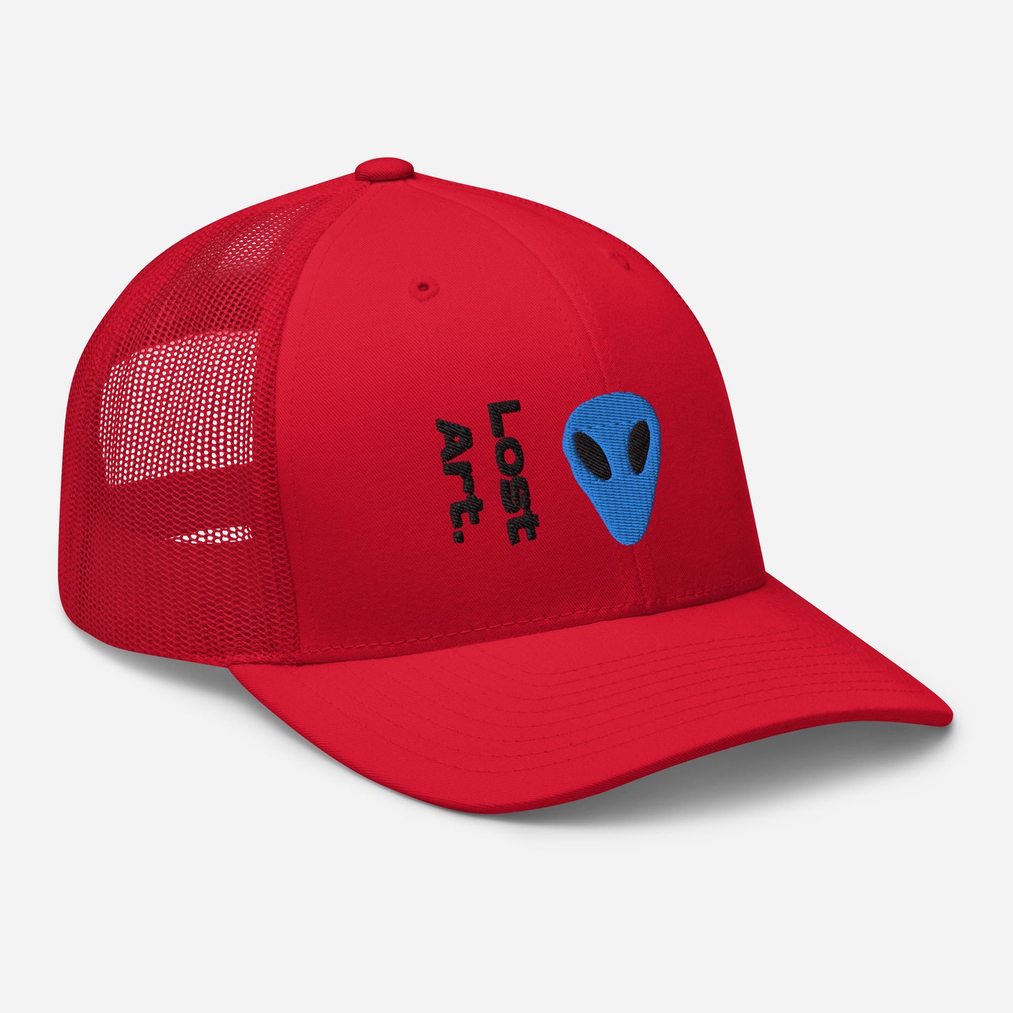 Lost Art Blue Alien Trucker Cap
