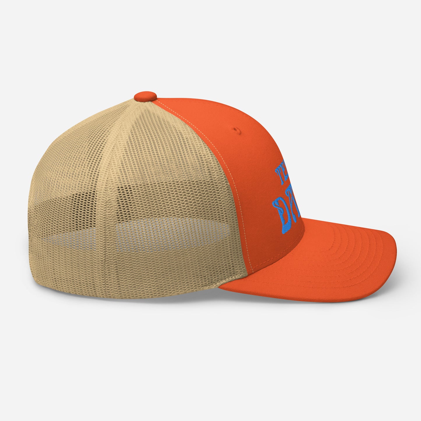 Blue Texas Dawg Funny Trucker Cap