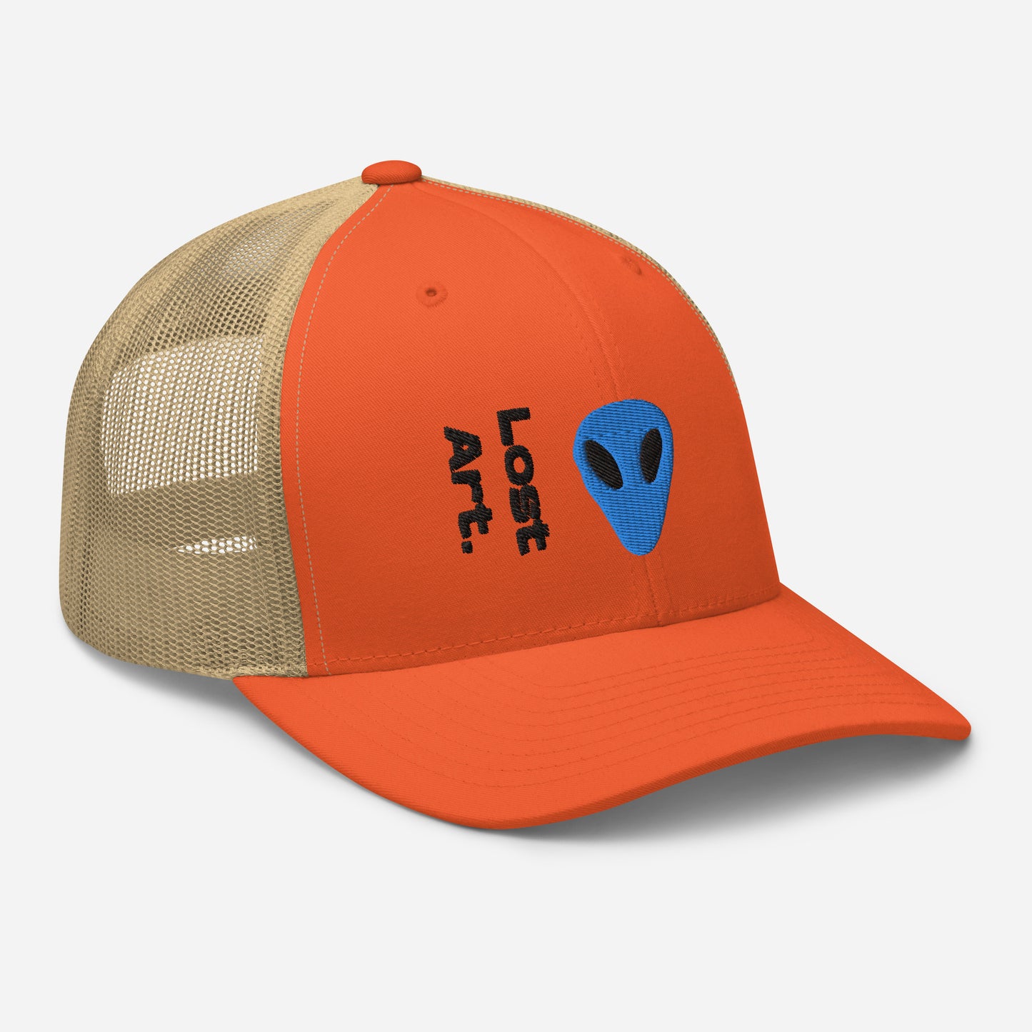 Lost Art Blue Alien Trucker Cap