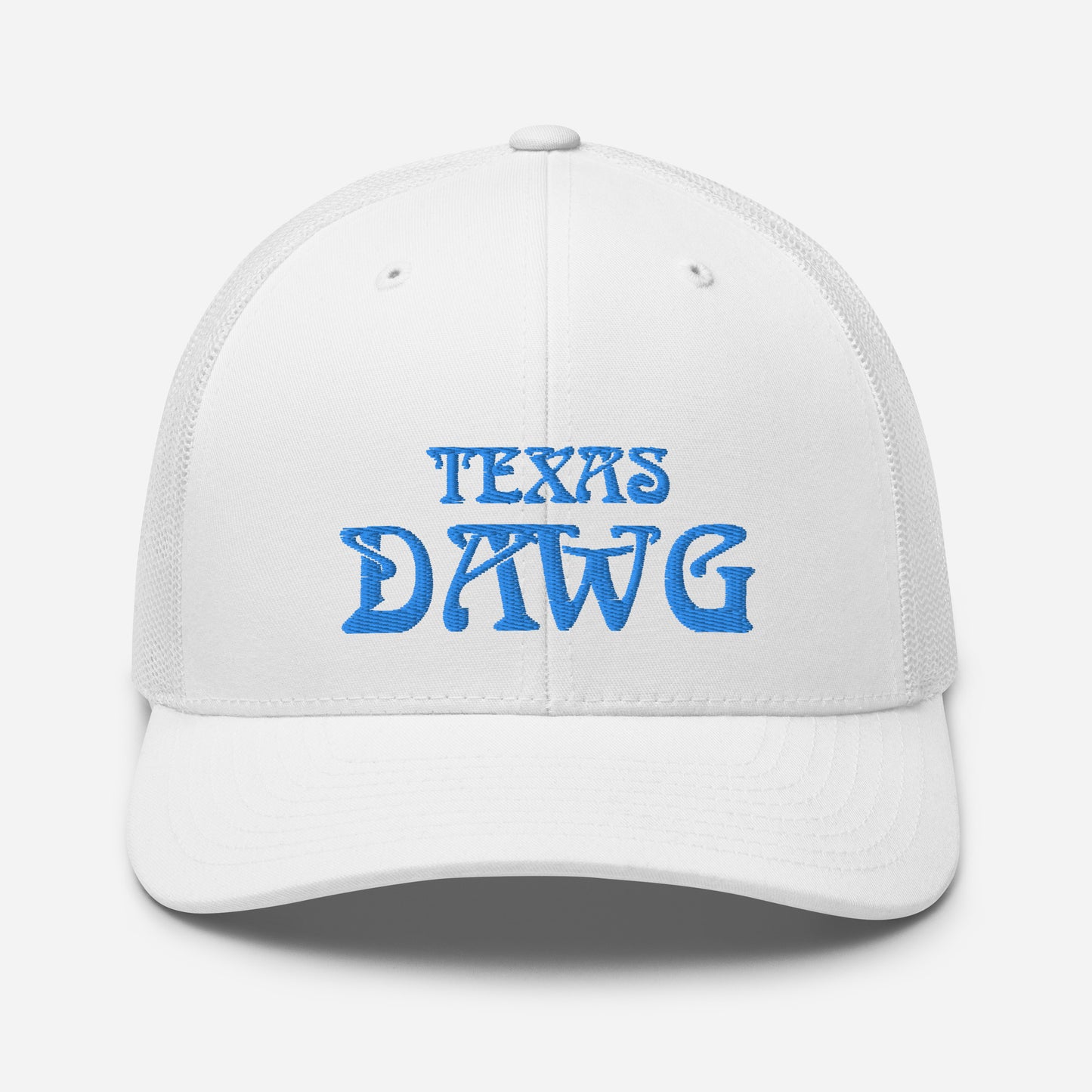 Blue Texas Dawg Funny Trucker Cap
