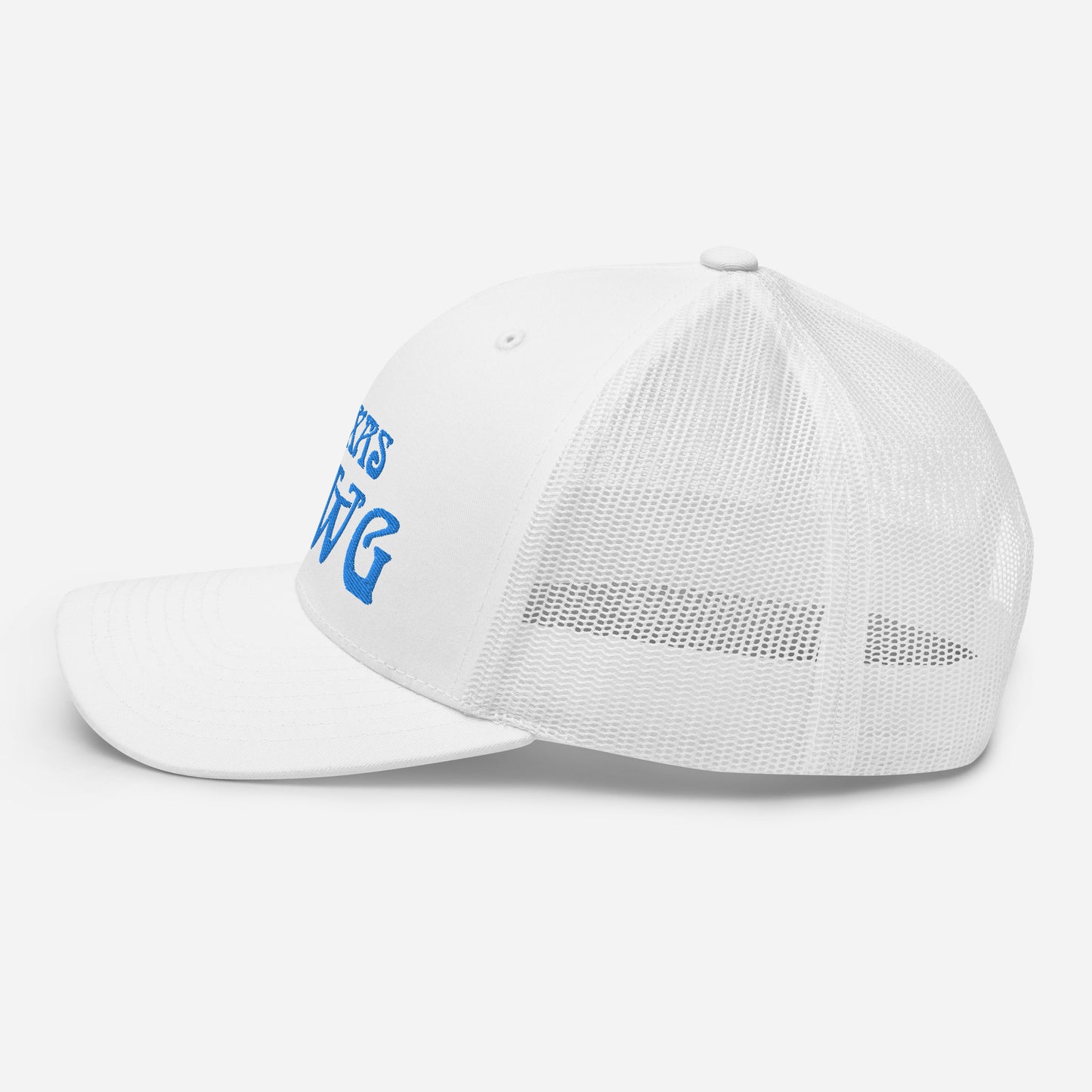 Blue Texas Dawg Funny Trucker Cap