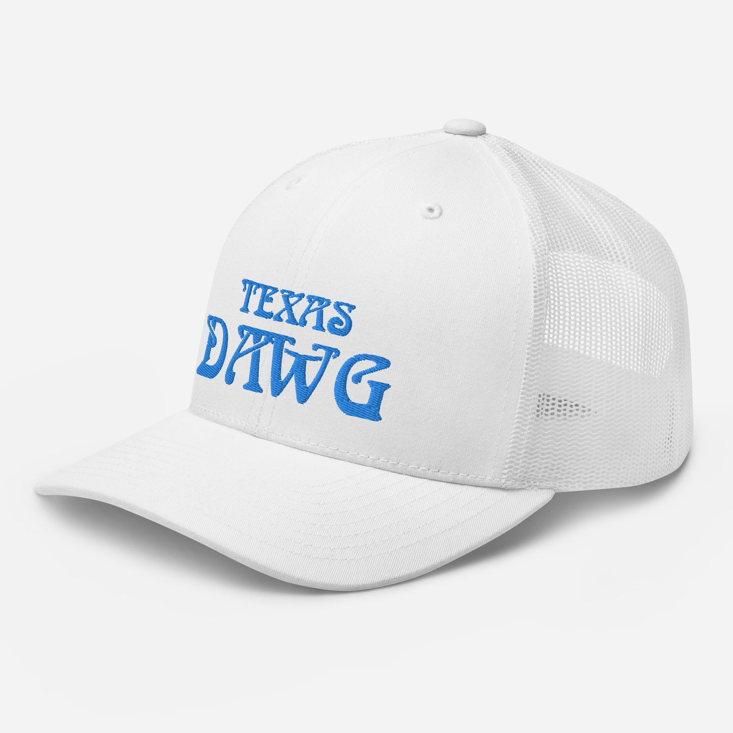 Blue Texas Dawg Funny Trucker Cap