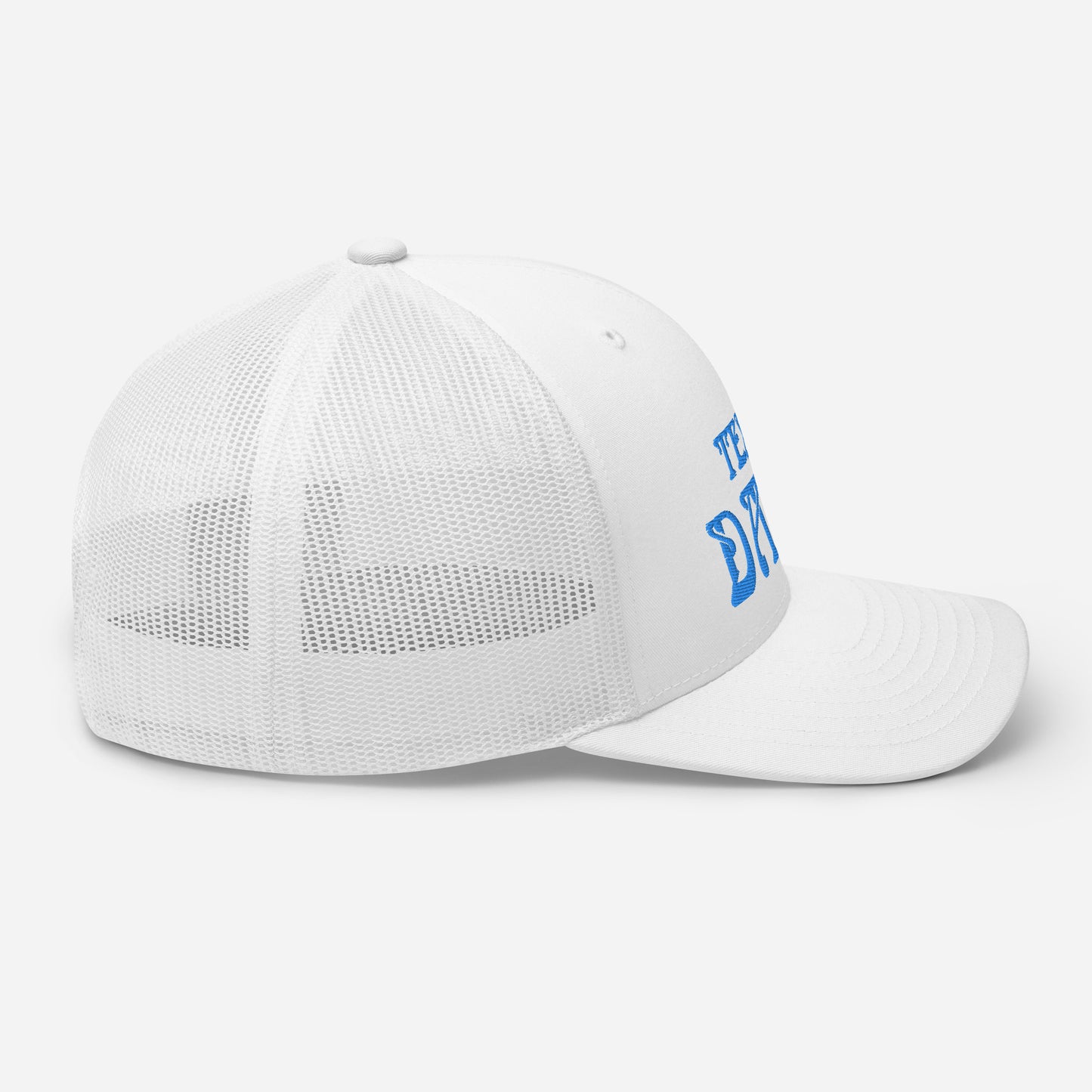 Blue Texas Dawg Funny Trucker Cap
