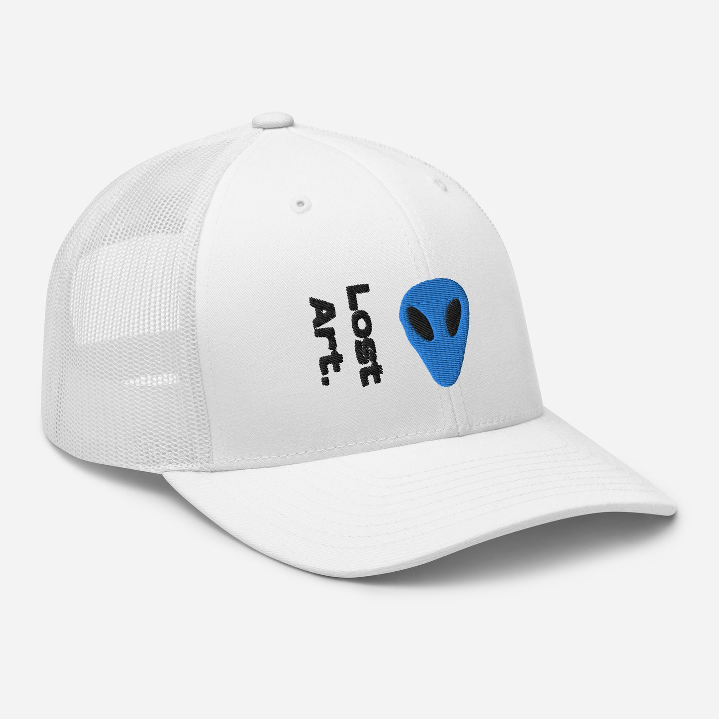 Lost Art Blue Alien Trucker Cap