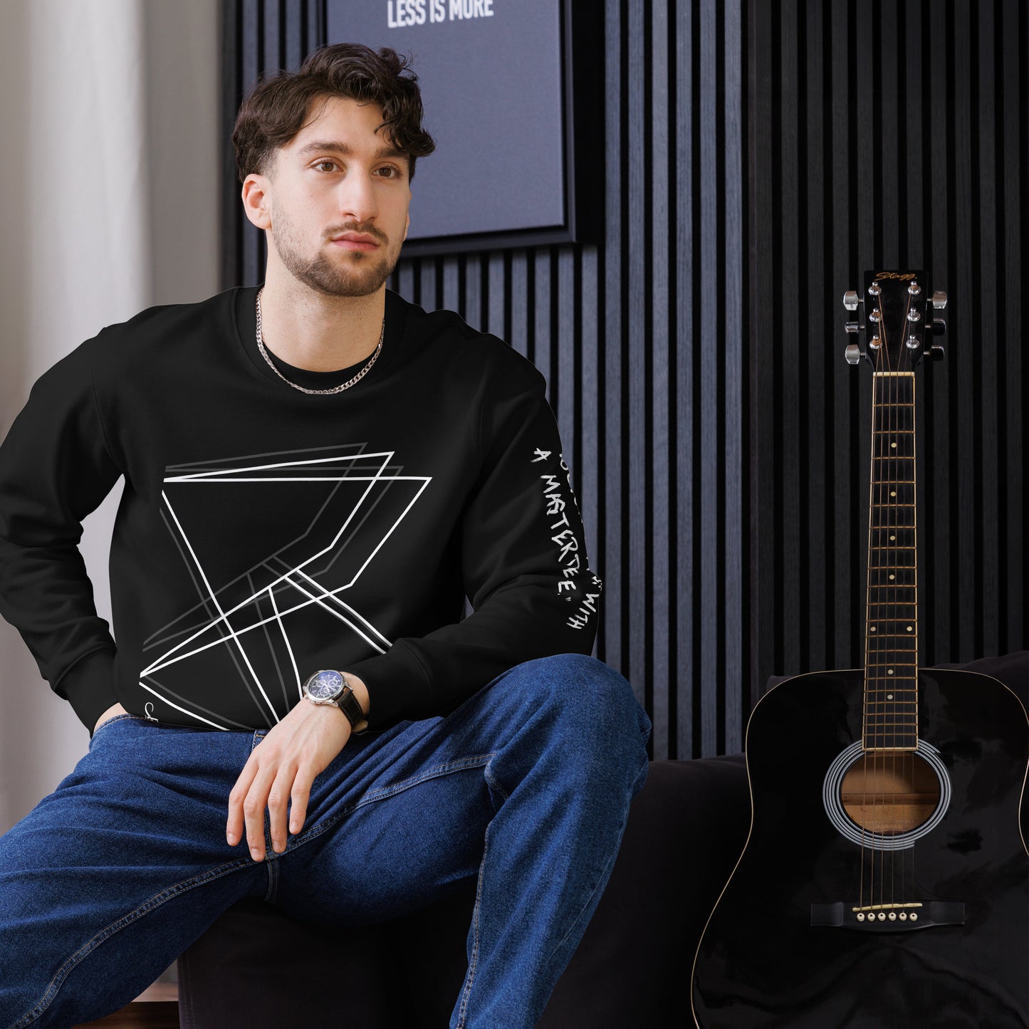 "You Don't Mess With A Masterpiece." Unisex Eco Sweatshirt