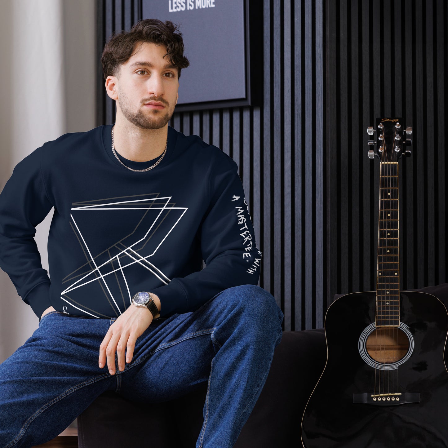 "You Don't Mess With A Masterpiece." Unisex Eco Sweatshirt