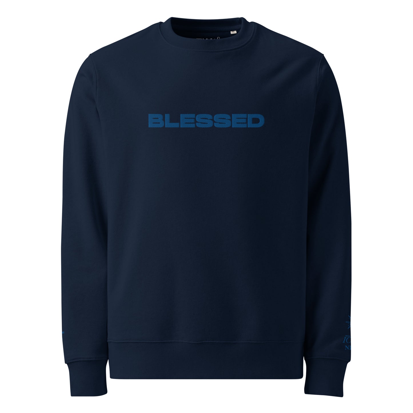 Blessed Organic Cotton Navy Eco Sweatshirt