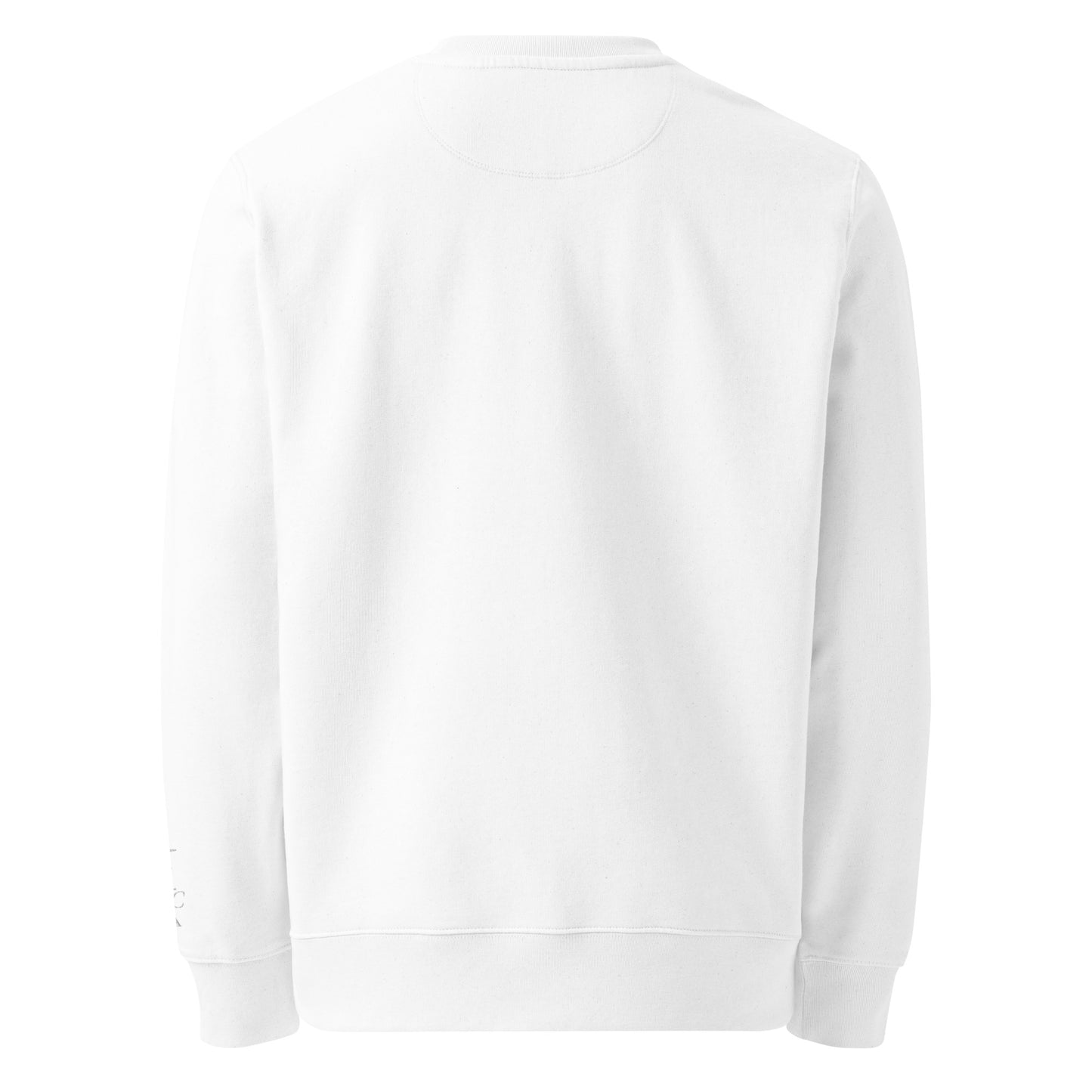 Blessed Organic Cotton White Eco Sweatshirt