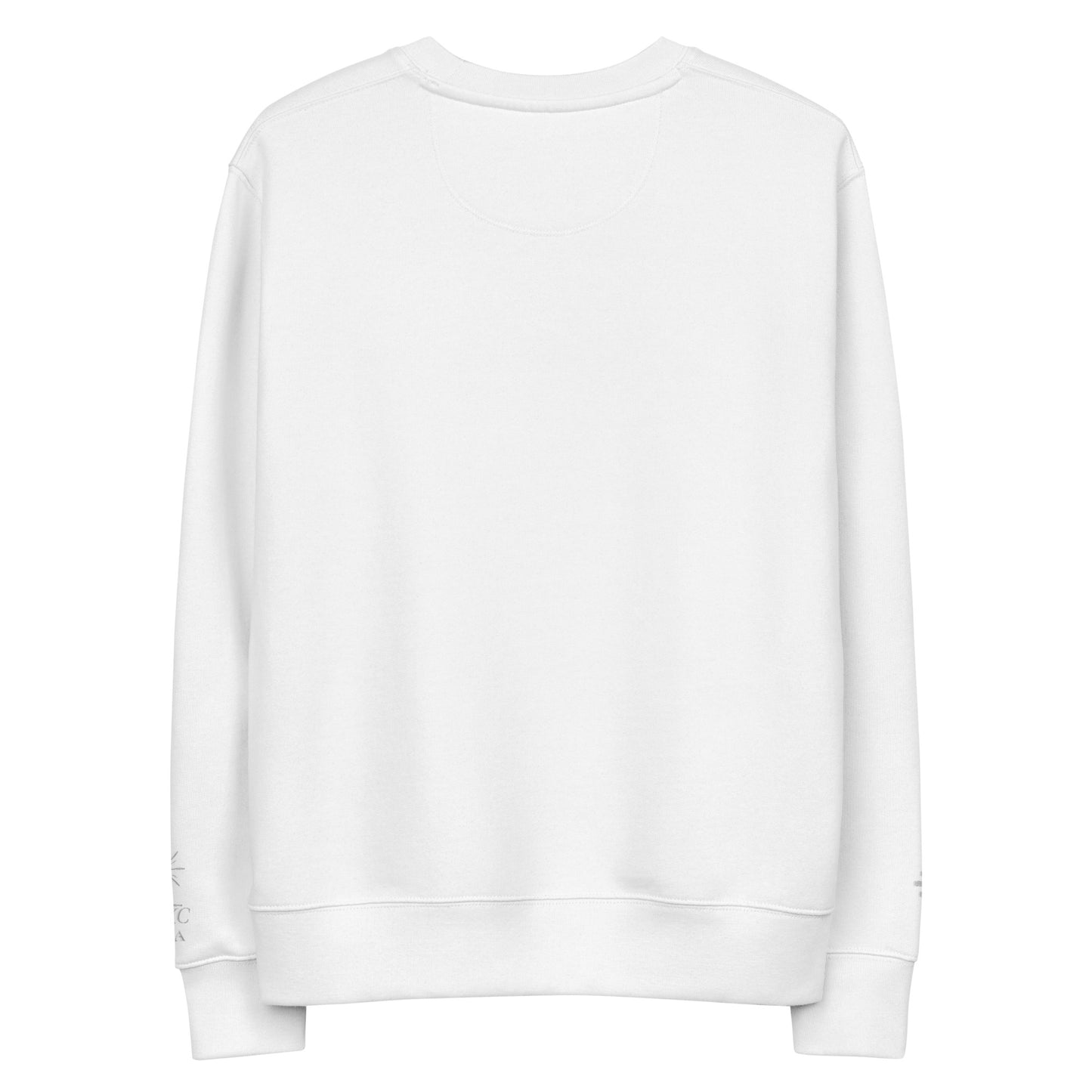 Blessed Organic Cotton White Eco Sweatshirt
