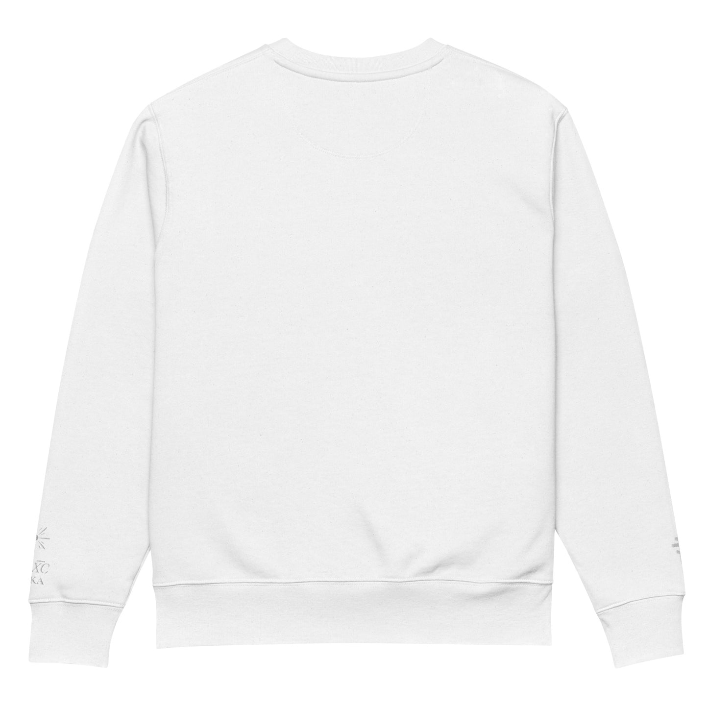 Blessed Organic Cotton White Eco Sweatshirt