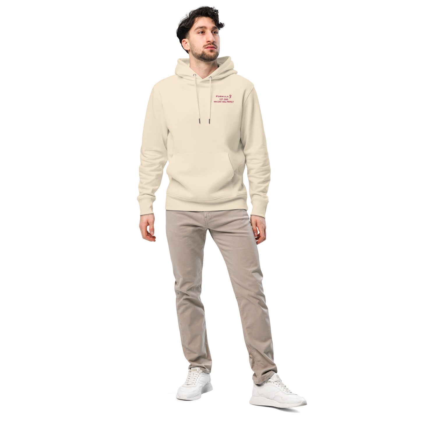 444 Love Will Protect Unisex Essential Eco Hoodie