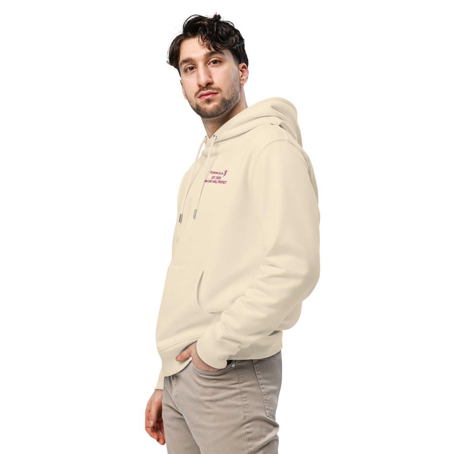 444 Love Will Protect Unisex Essential Eco Hoodie