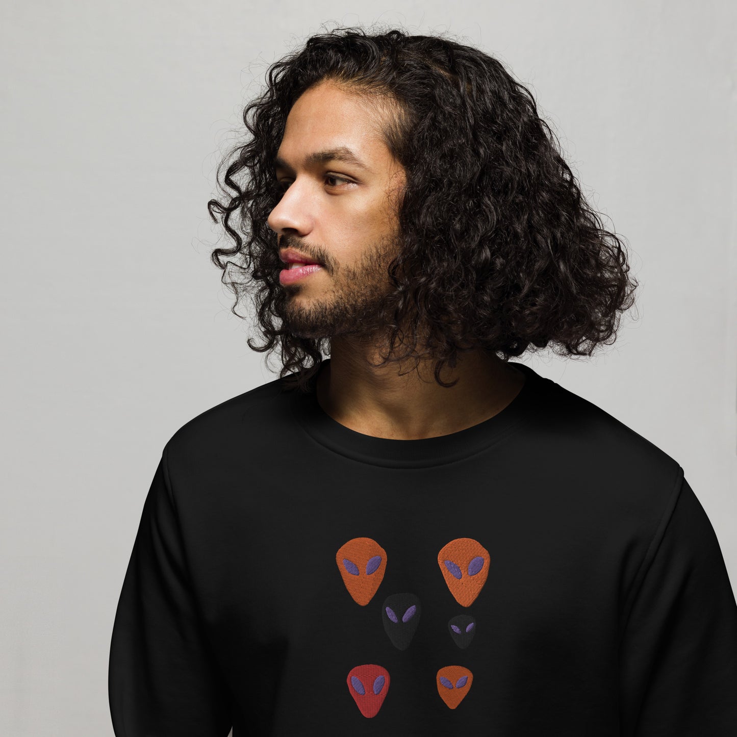 Fall Vibes Limited Edition Familiar Aliens Organic Cotton and Recycled Sweatshirt