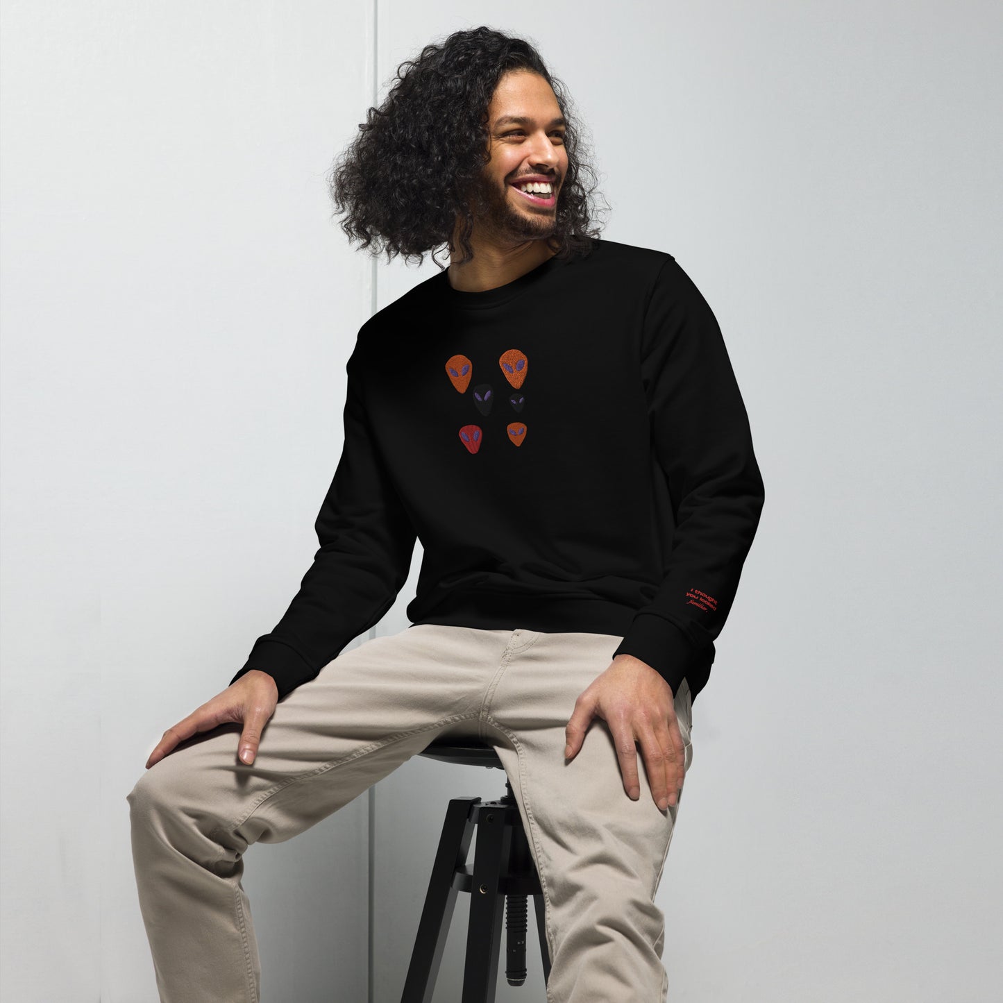 Fall Vibes Limited Edition Familiar Aliens Organic Cotton and Recycled Sweatshirt