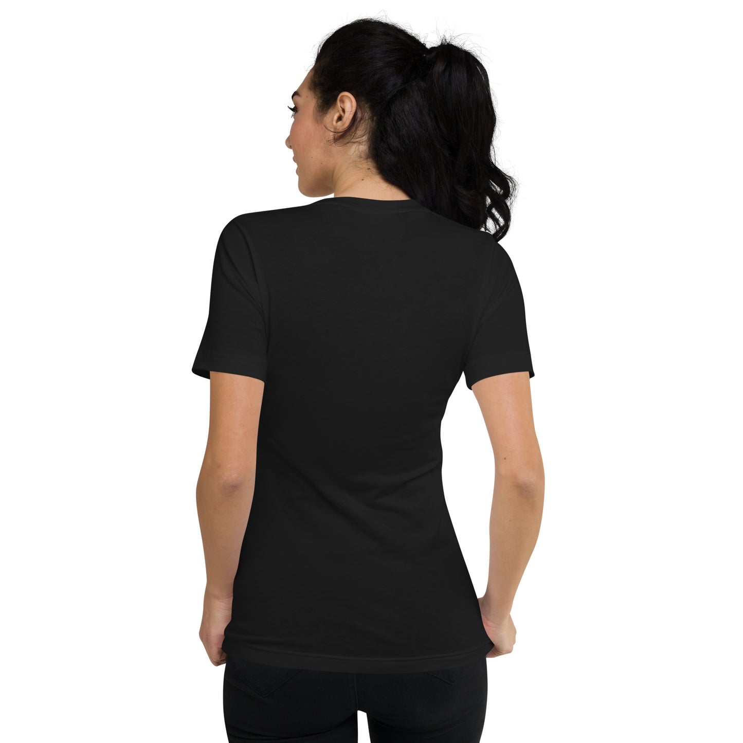 Unisex Short Sleeve V-Neck Formula S7 Logo Print T-Shirt