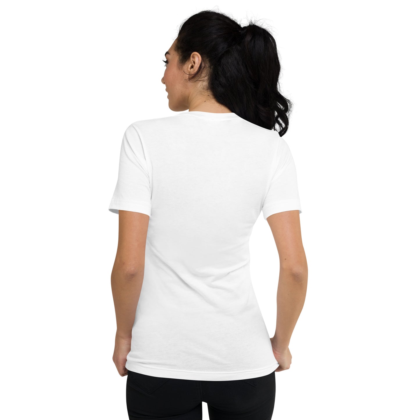 Unisex Short Sleeve V-Neck Formula S7 Logo Print T-Shirt