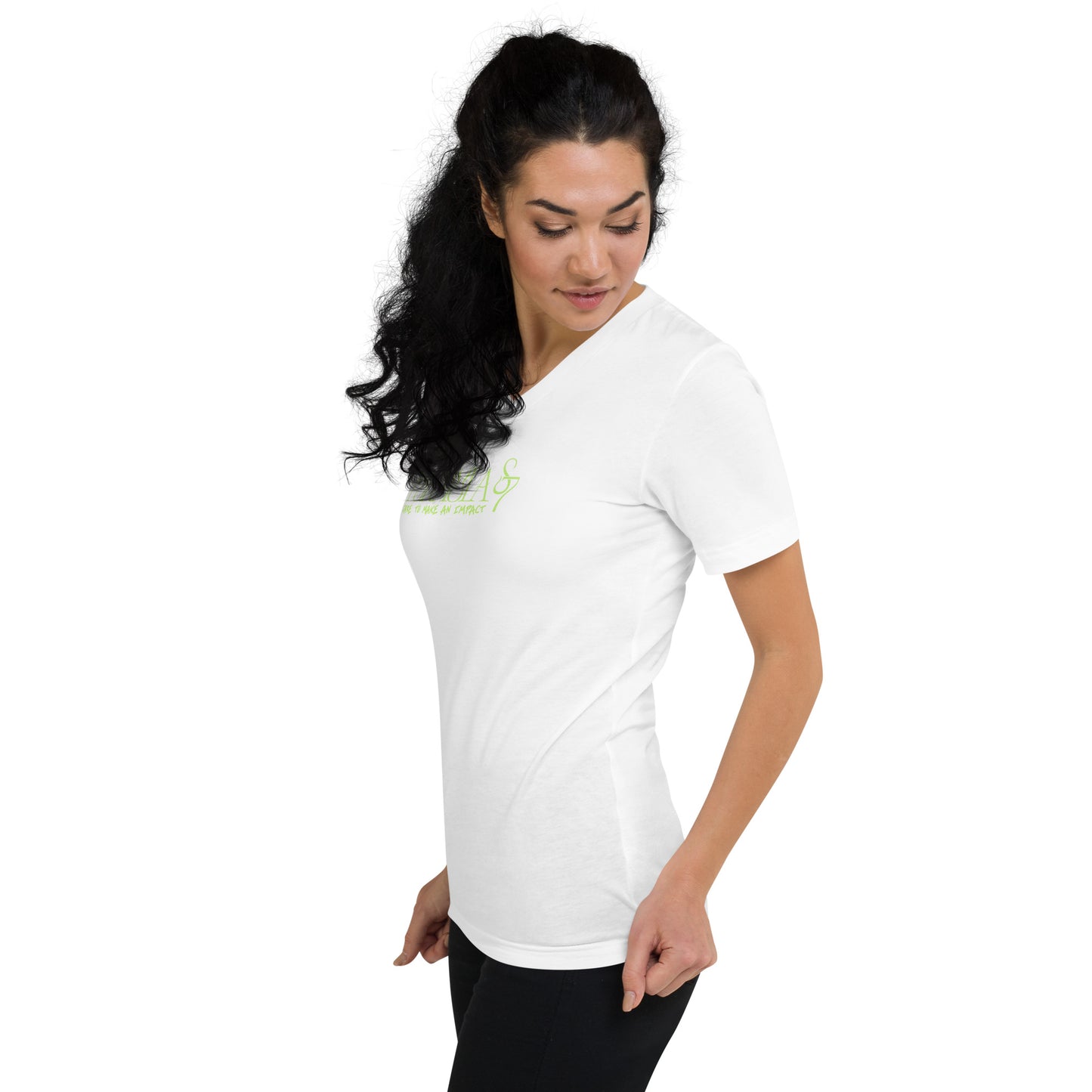 Unisex Short Sleeve V-Neck Formula S7 Logo Print T-Shirt