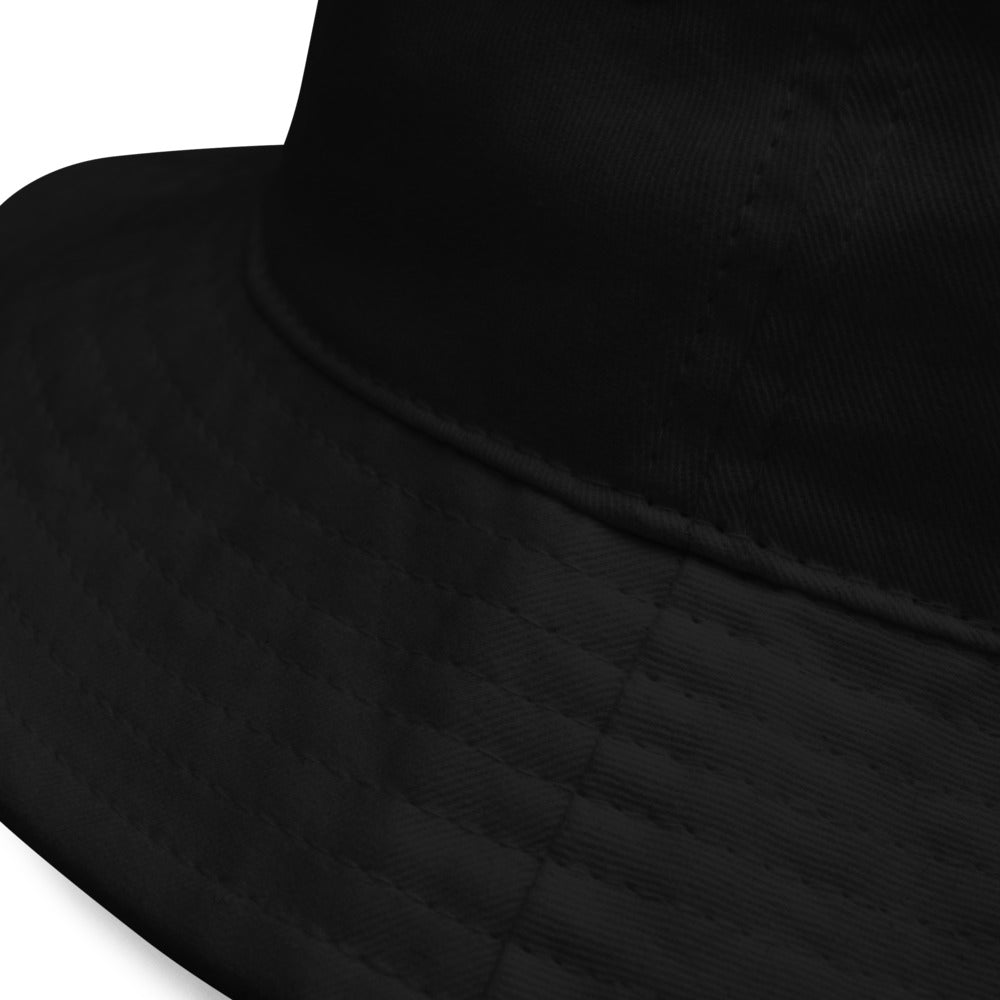 White Origami Bird Bucket Hat