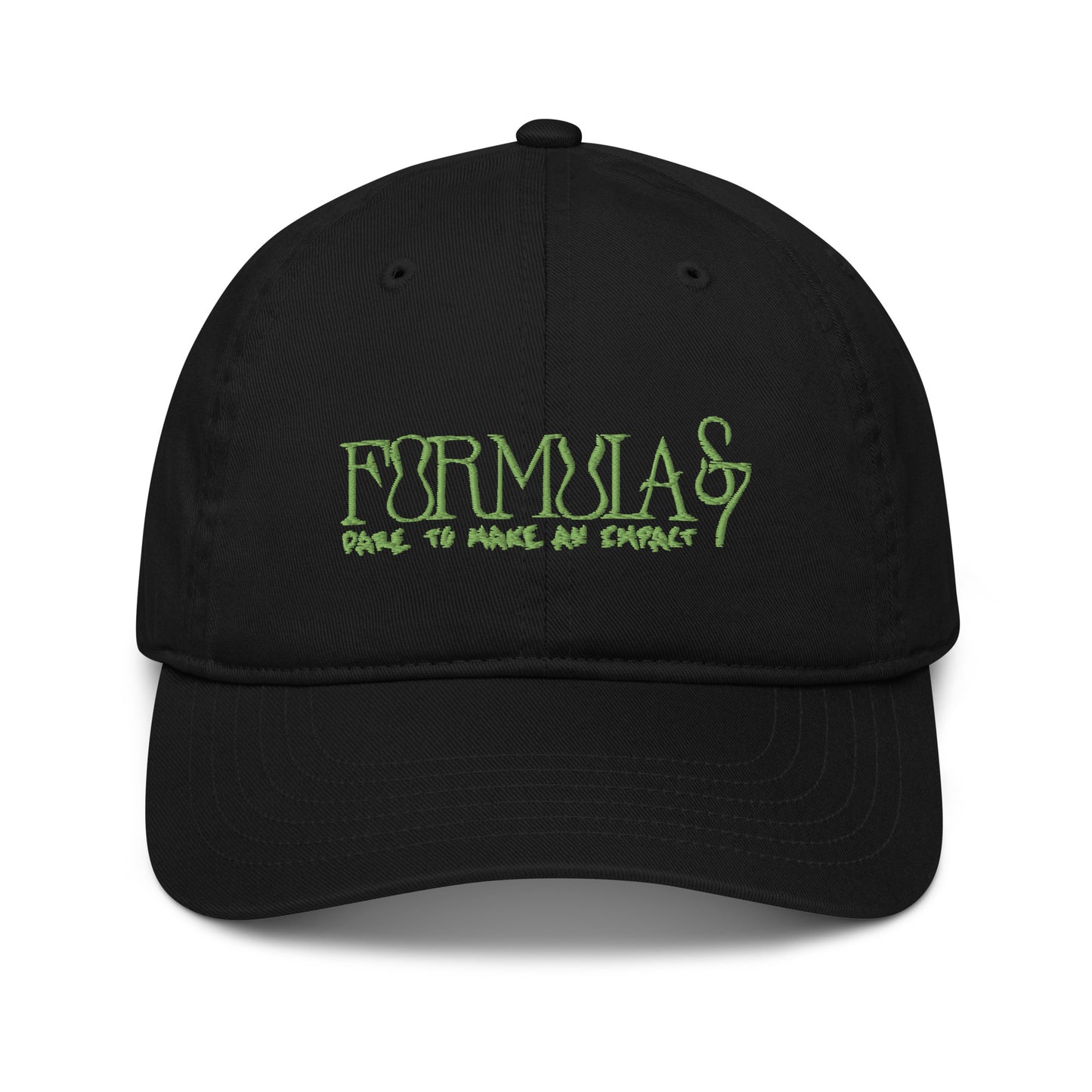 Formula S7 Dare to make an Impact Green Logo Organic Cotton dad hat