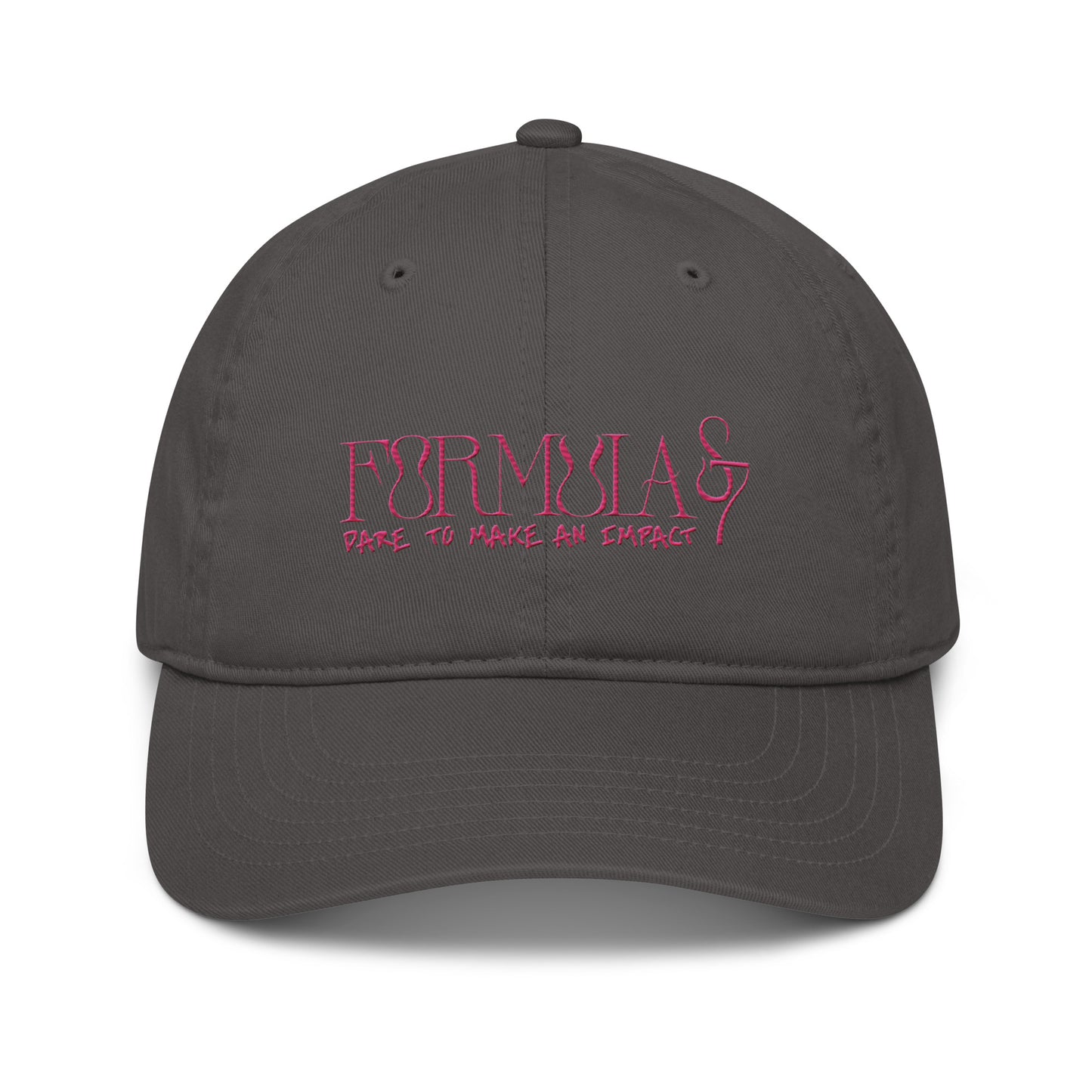 Formula S7 Dare to make an Impact Pink Logo Organic Cotton dad hat