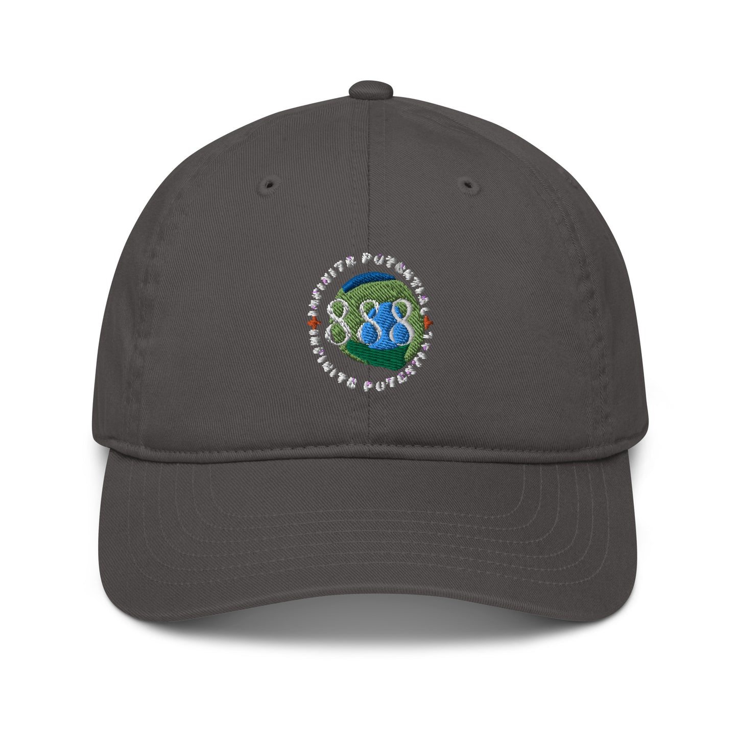 Infinite Potential 888 Angel Number Organic Cotton dad hat