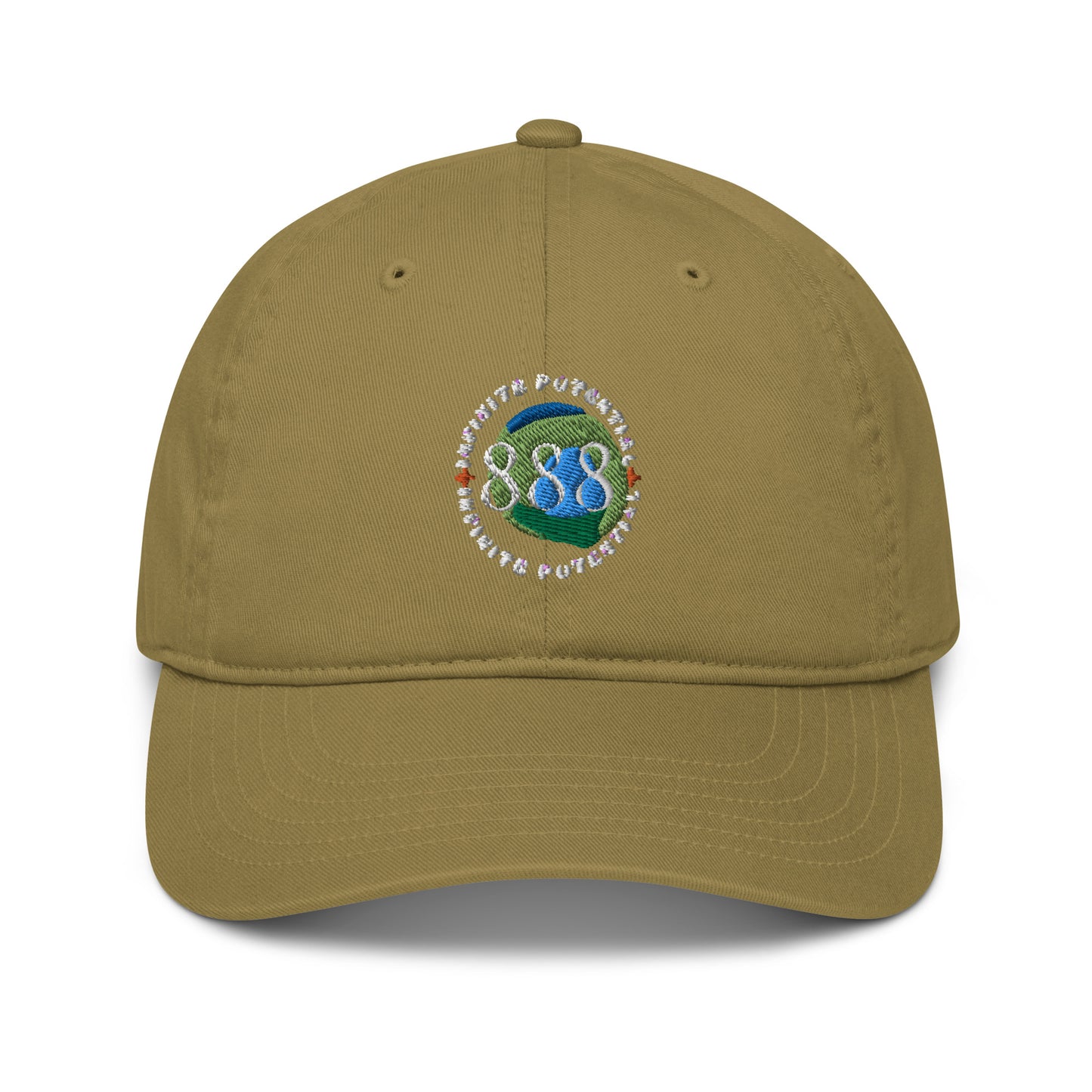 Infinite Potential 888 Angel Number Organic Cotton dad hat