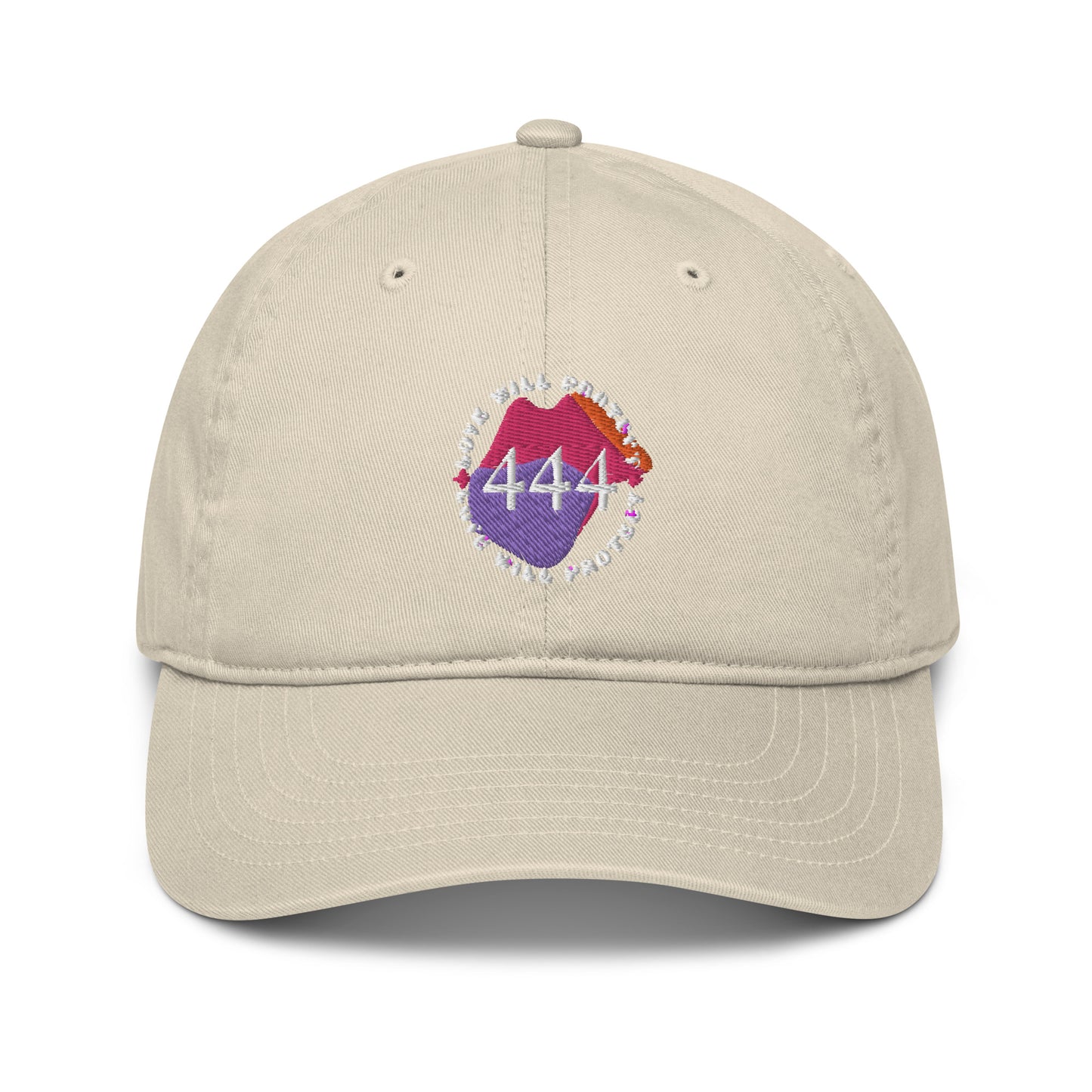 Love will Protect 444 Angel Number Organic Cotton dad hat