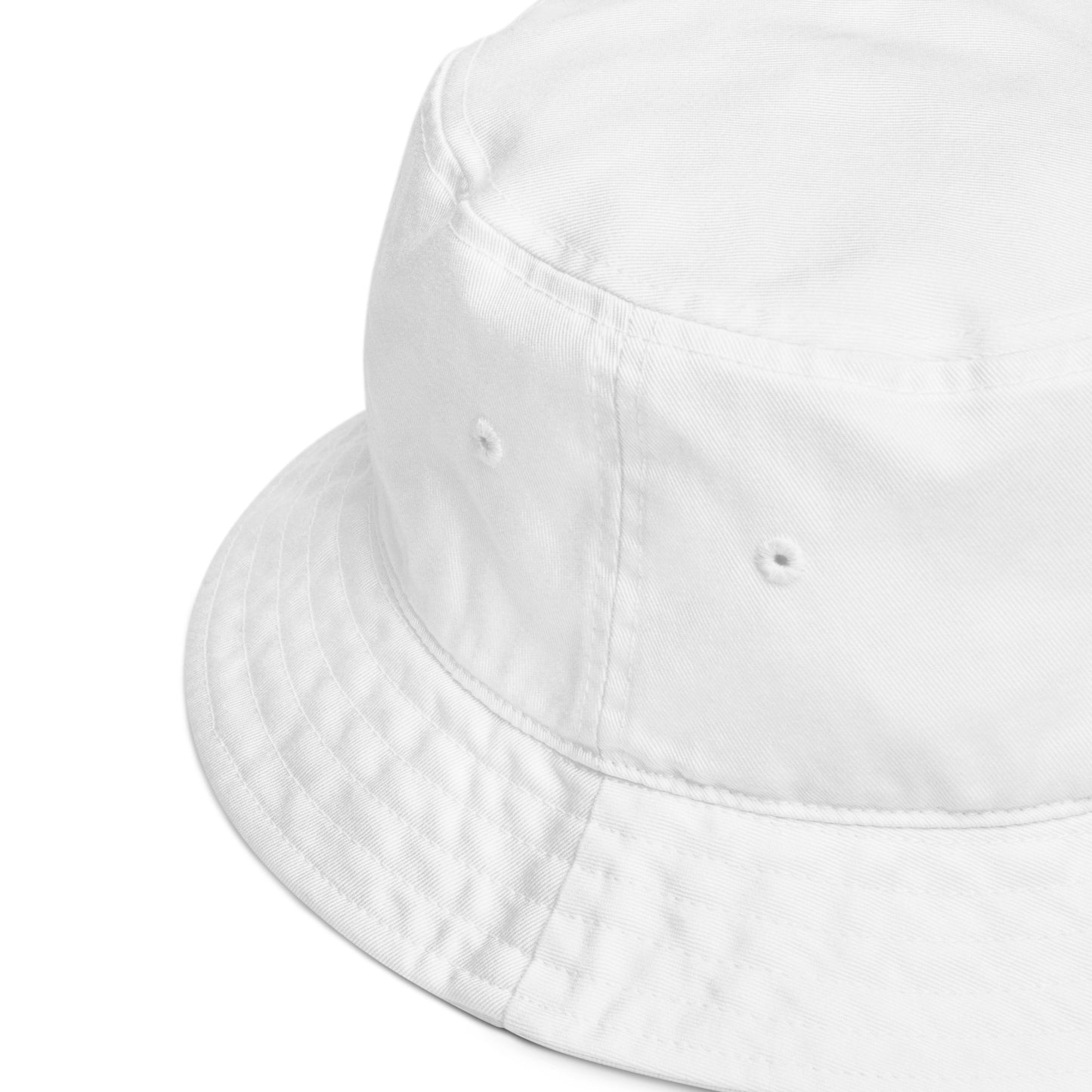 Happy Mood Purple Smiley Organic bucket hat