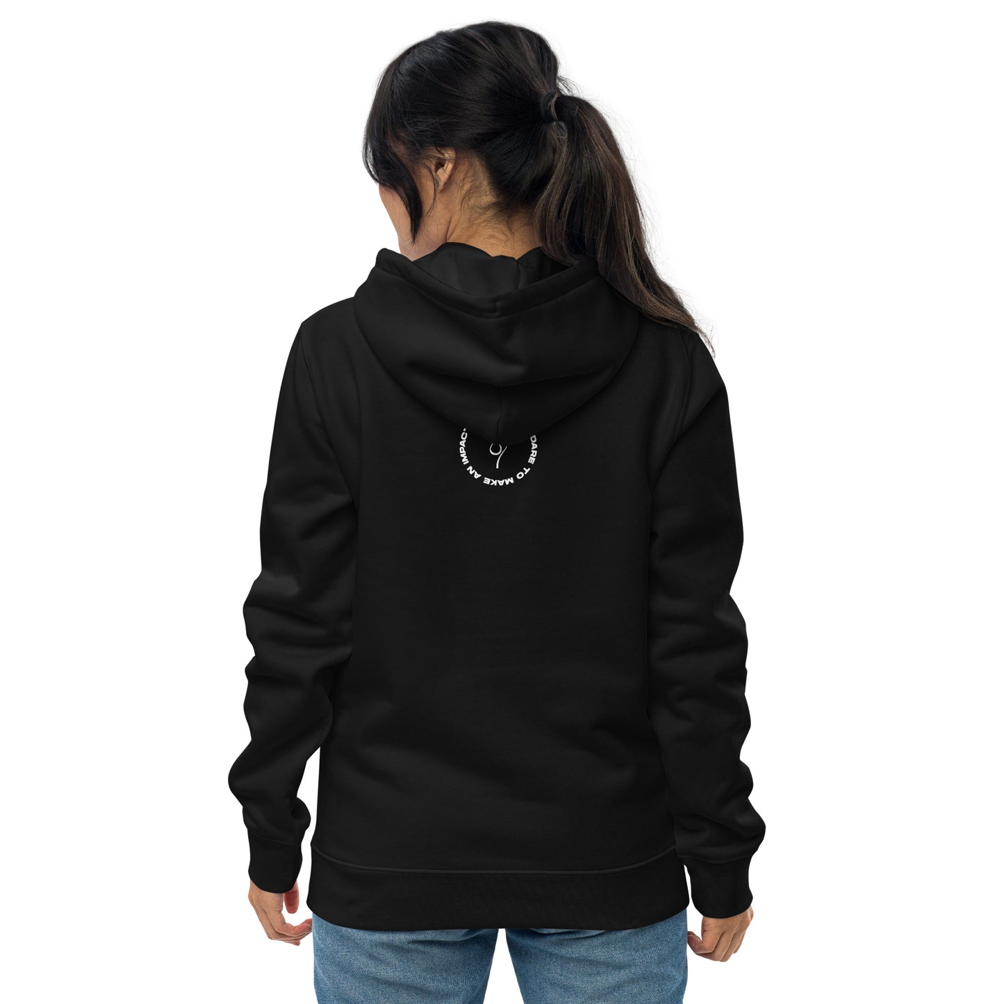 Blue Heart Eternal Love Snake Unisex Essential Eco Mystical Hoodie