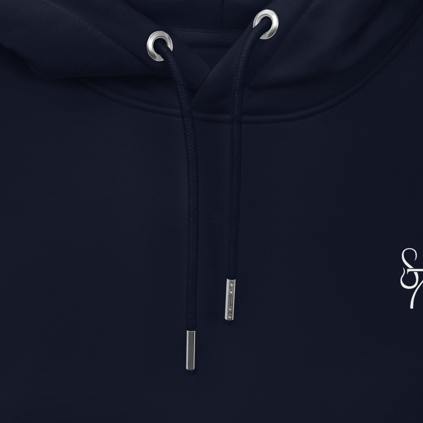 Blue Heart Eternal Love Snake Back Graphic Print Unisex essential eco mystical hoodie