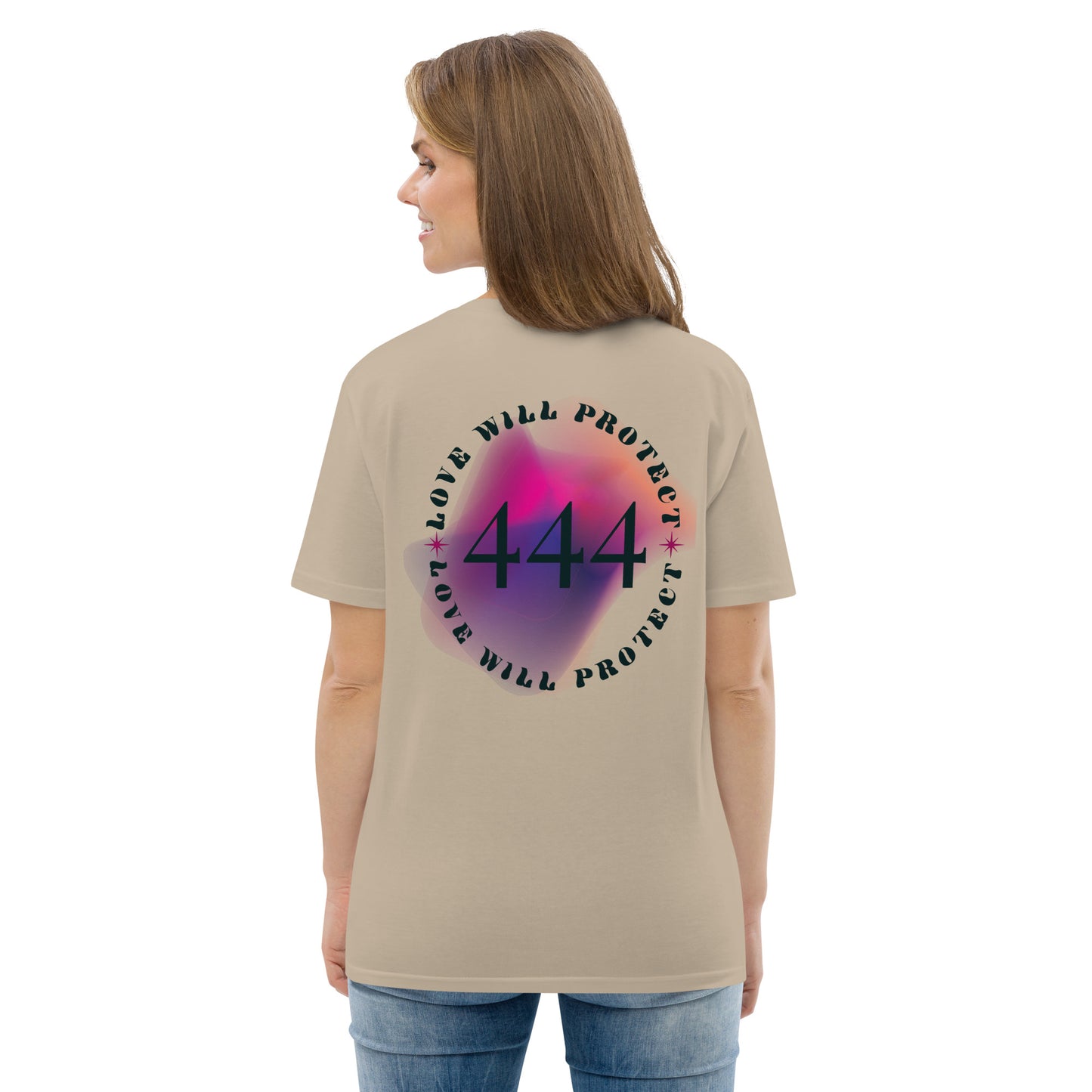 444 Lucky Number Unisex organic cotton spiritual t-shirt