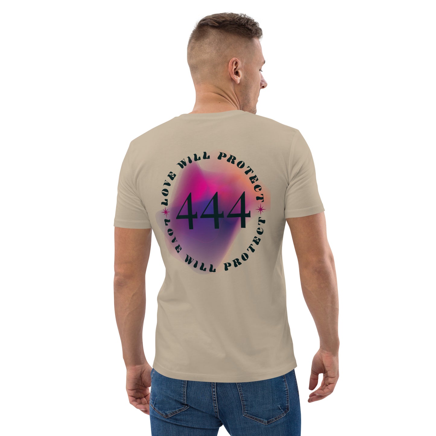444 Lucky Number Unisex organic cotton spiritual t-shirt