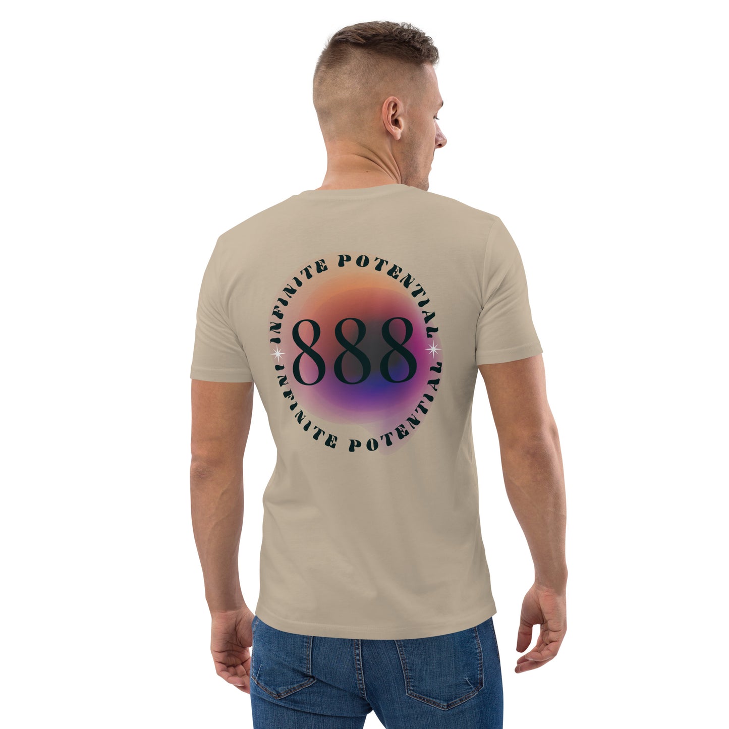 888 Lucky Number Unisex organic cotton spiritual t-shirt
