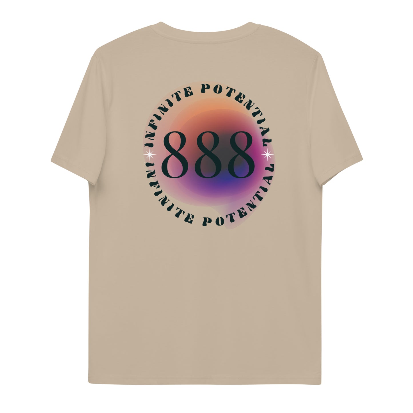 888 Lucky Number Unisex organic cotton spiritual t-shirt
