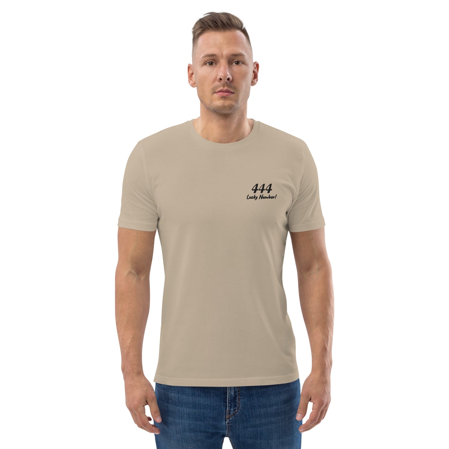 444 Lucky Number Unisex organic cotton spiritual t-shirt